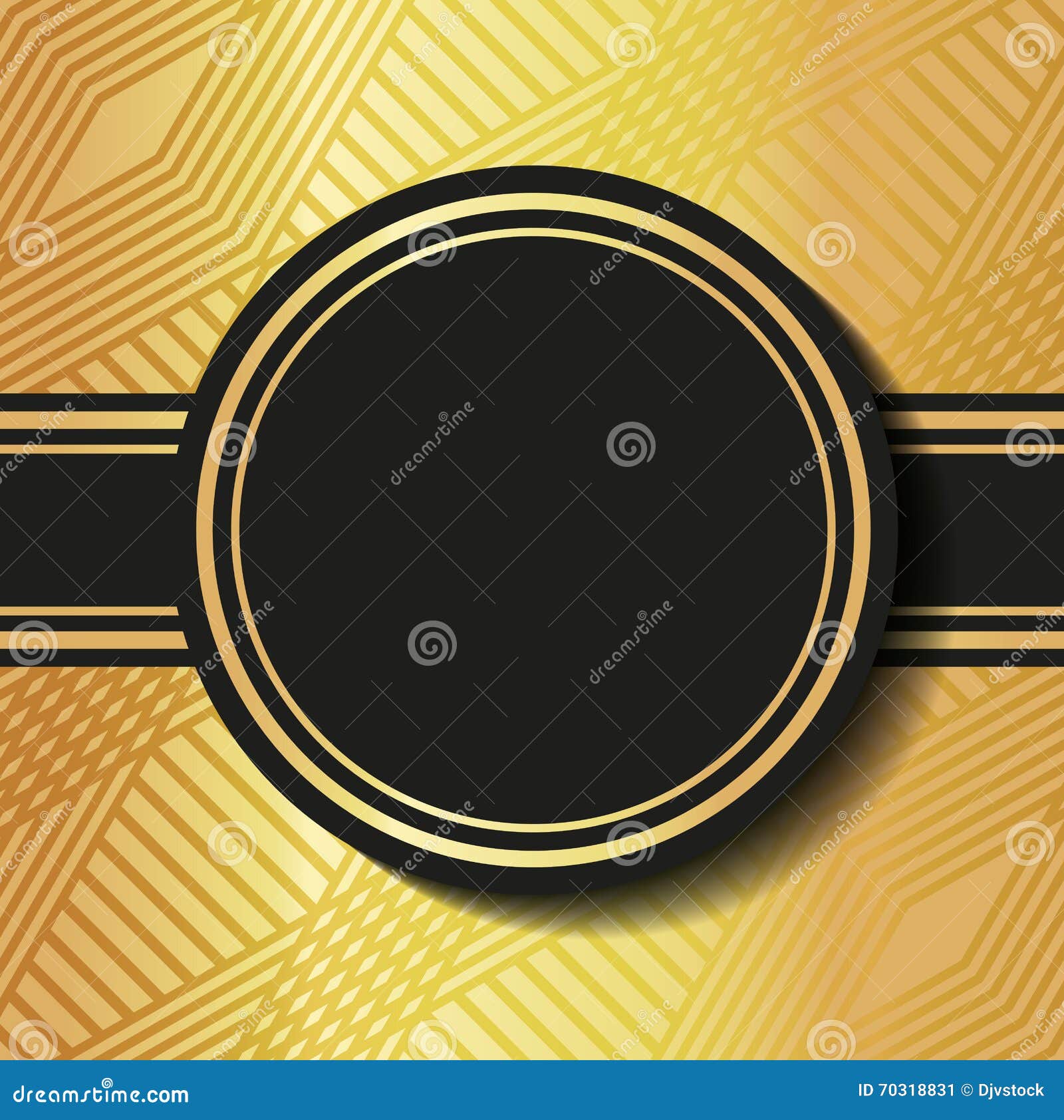 Flat Illustration About Gatsby Background Design Stock Vector