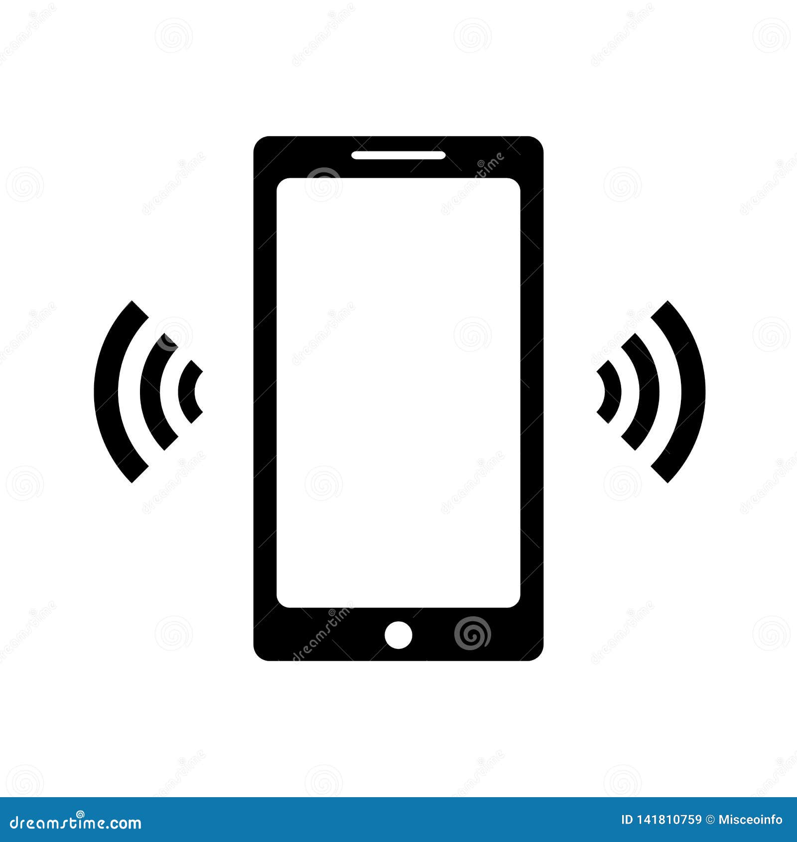 phone template with wifi. phone icon. 