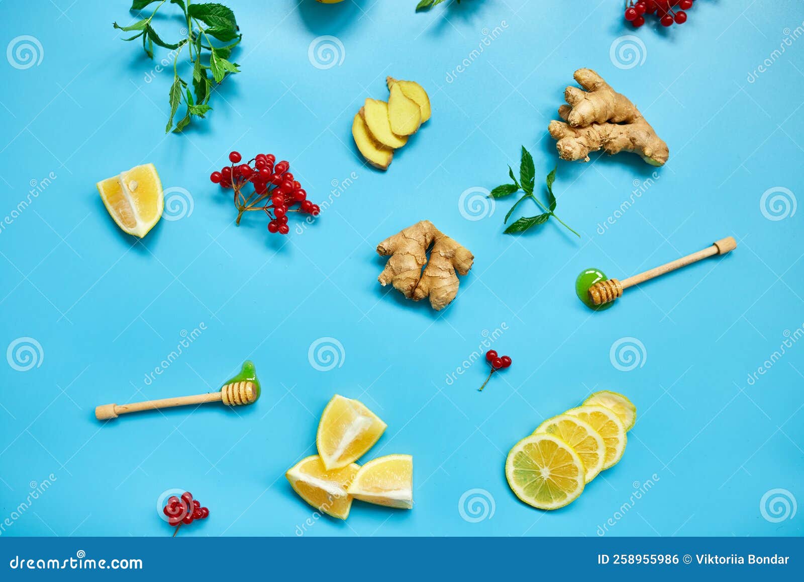 Flat Lay Of Immune Boosting Remedy Immunity Boosting Foods Stock Photo immunity-boosting-foods-for-kids-motherhood-hospitals-blog