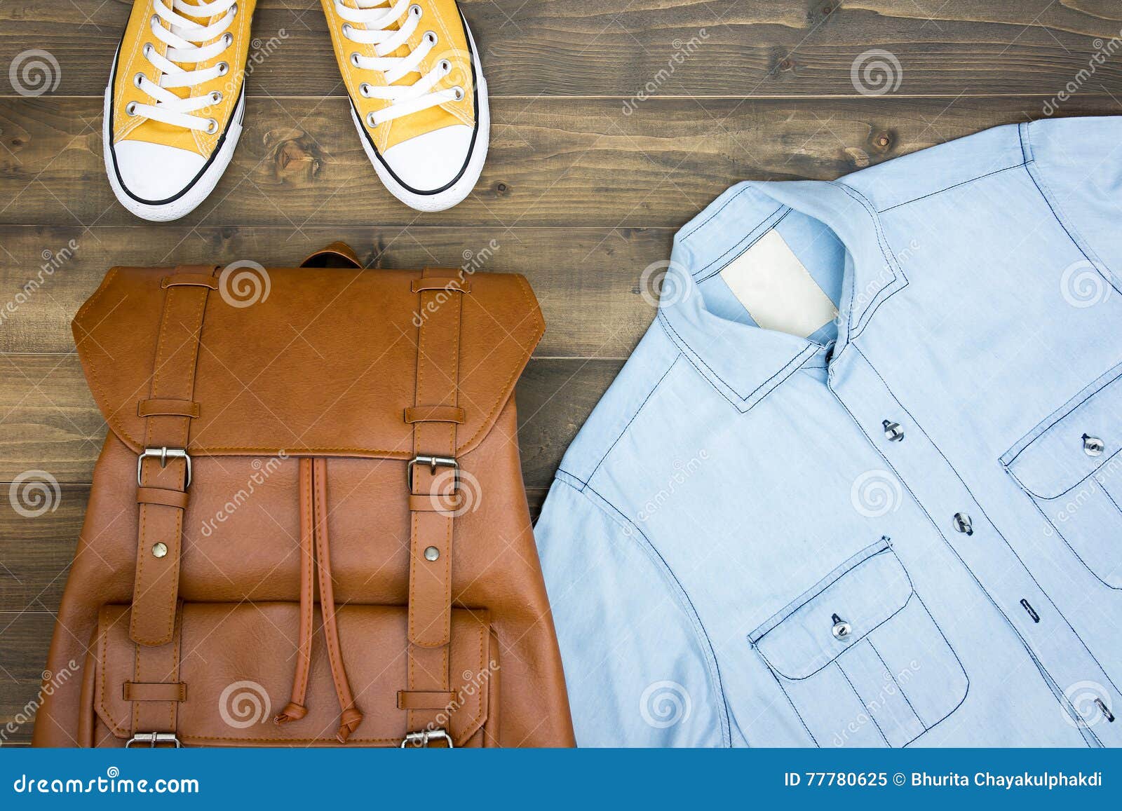 Flat Lay Photography of Men Casual Outfits Stock Image - Image of ...