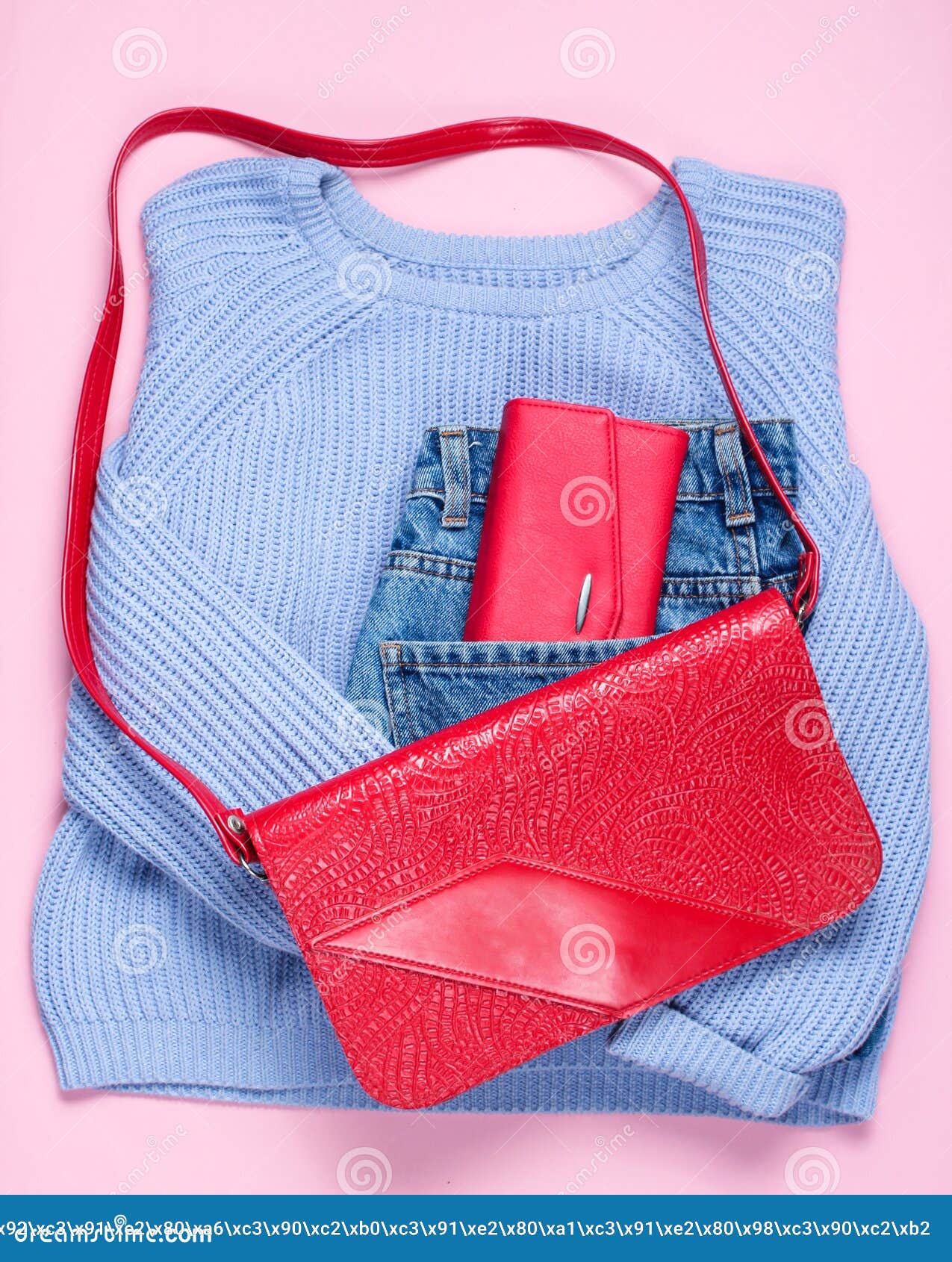 Download Flat Lay Style Fashion Clothes Stock Photo - Image of ...