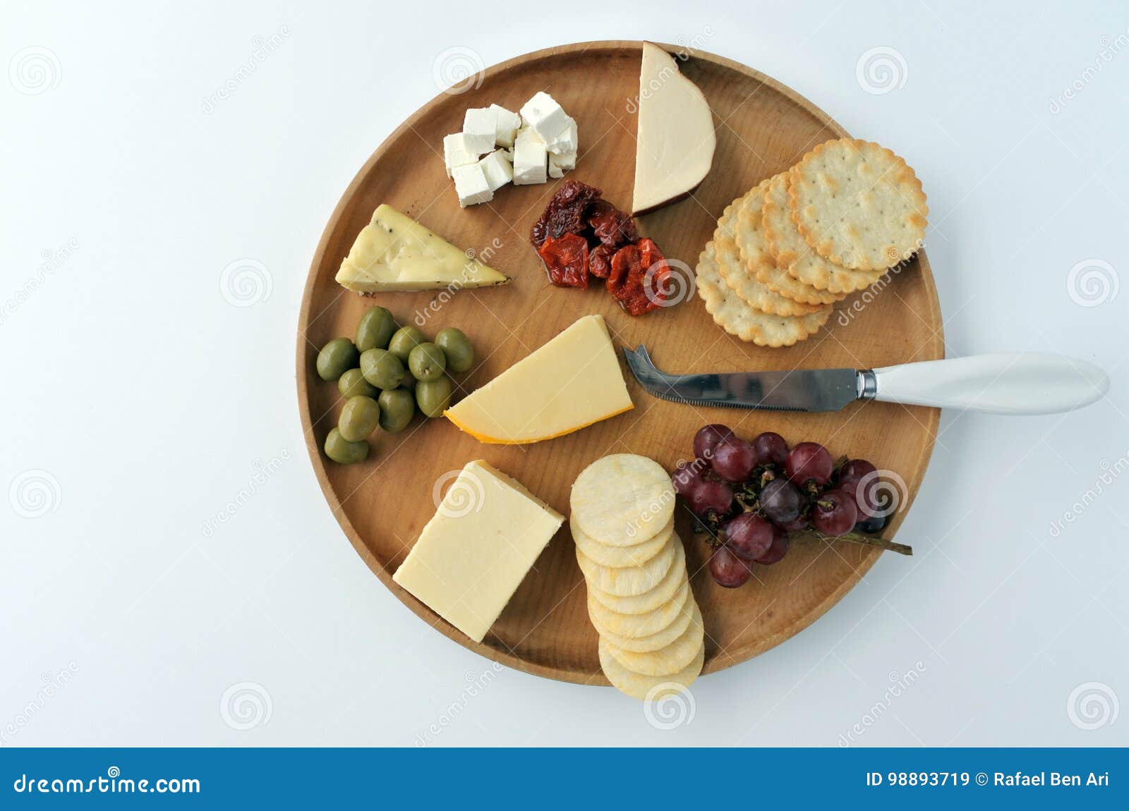 Flat Lay View of Cheese Platter with Red Wine Stock Image Image of