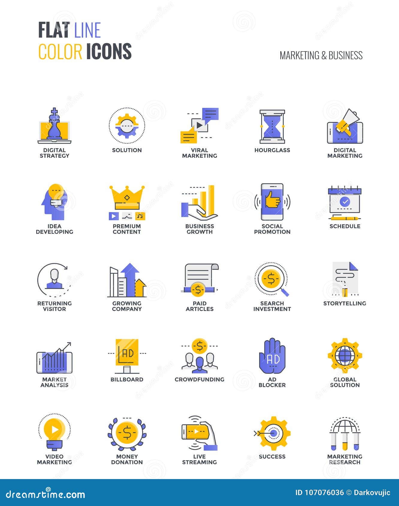 flat line icons flat line icons