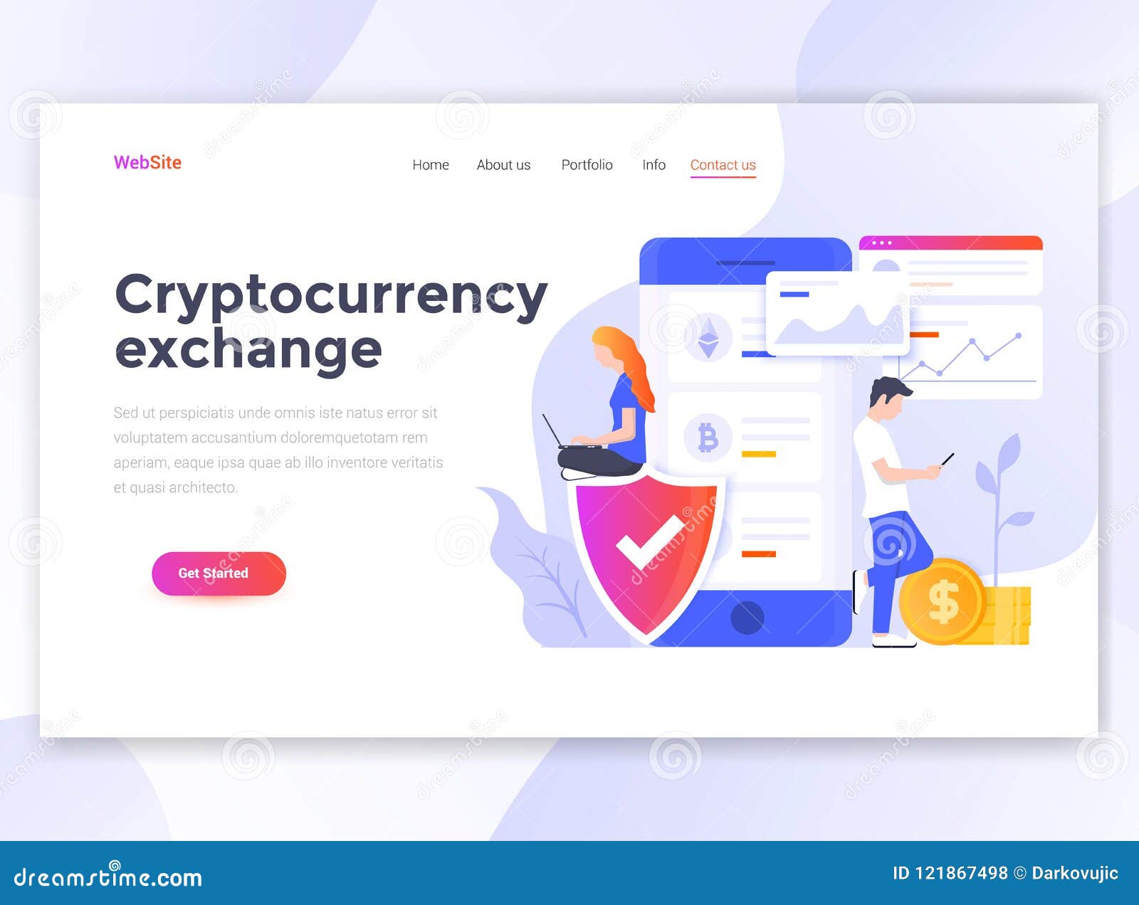cryptocurrency exchange website template
