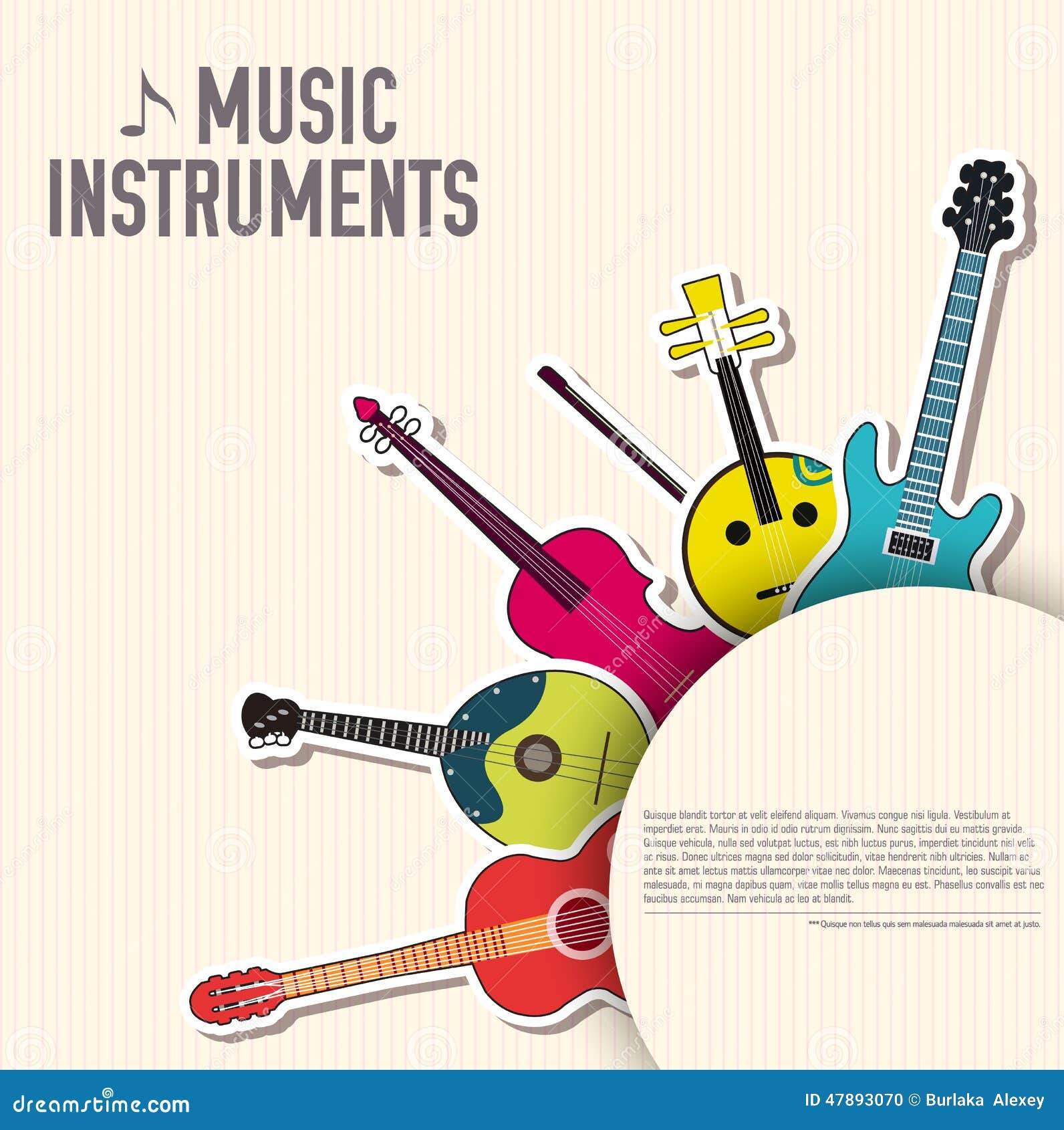 Flat Music Instruments Background Concept Vector Stock Vector Illustration Of Minimalistic Drum Flat Music Instruments Background Concept Vector Stock Vector Illustration Of Minimalistic Drum