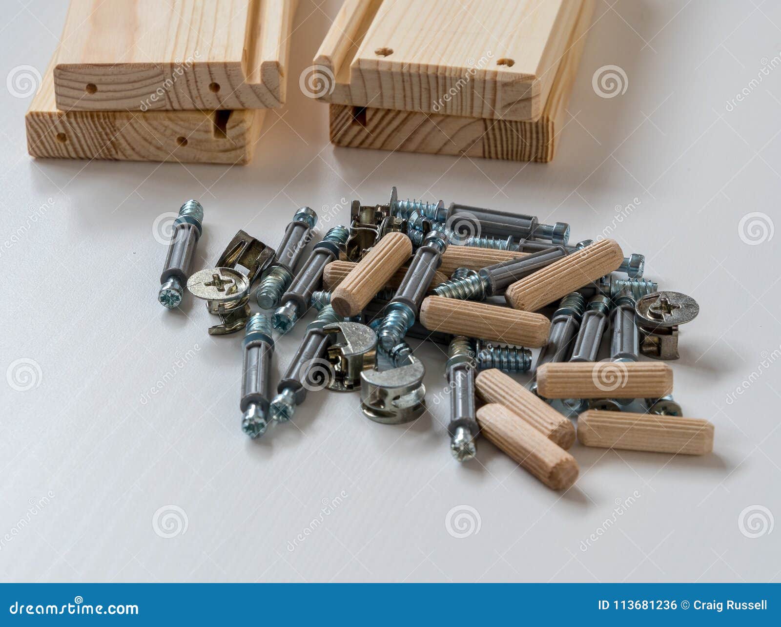 Flat Pack Furniture Fixings Stock Photo Image of floor, decoration