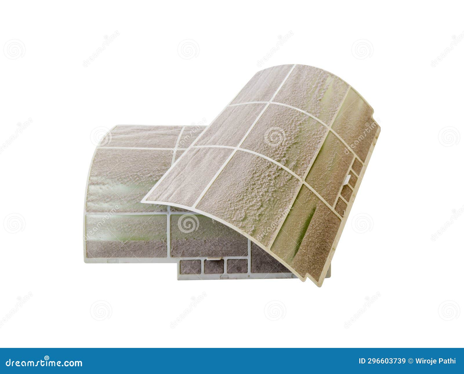 Flat Panel Fiberglass Filters of Central Air Condition System with Dust