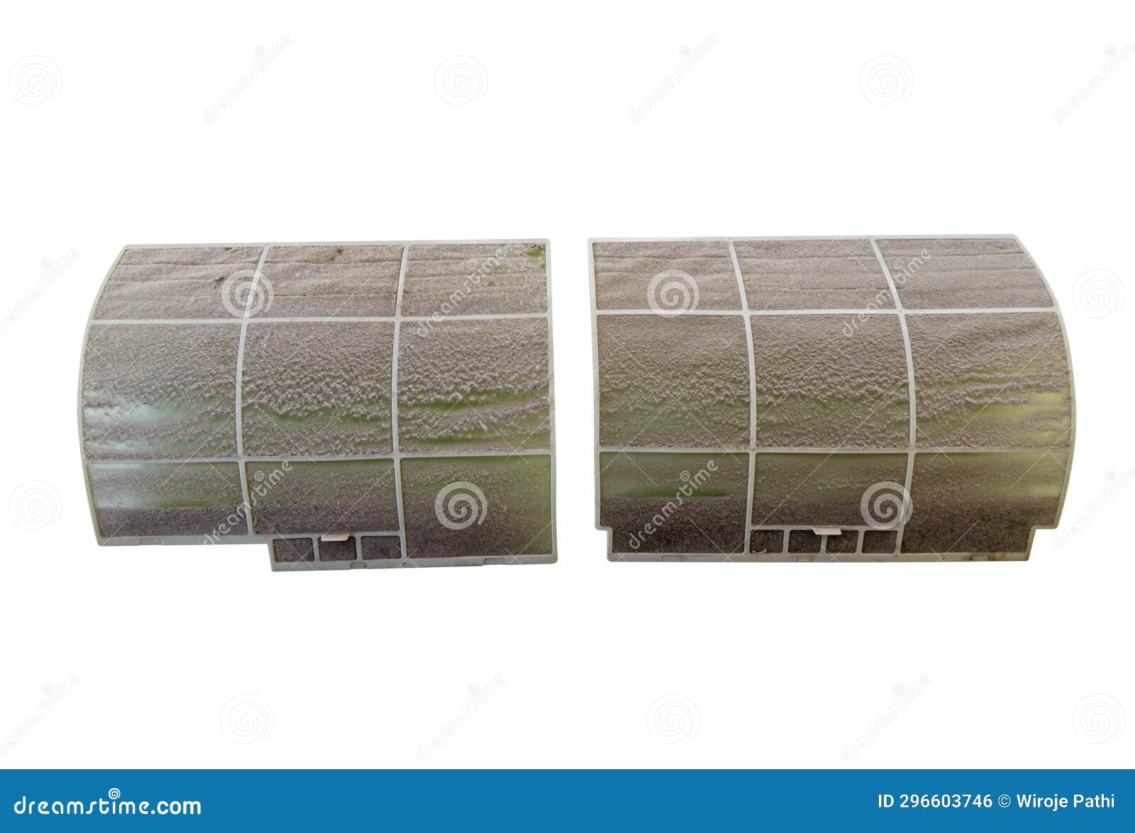 Flat Panel Fiberglass Filters of Central Air Condition System with Dust