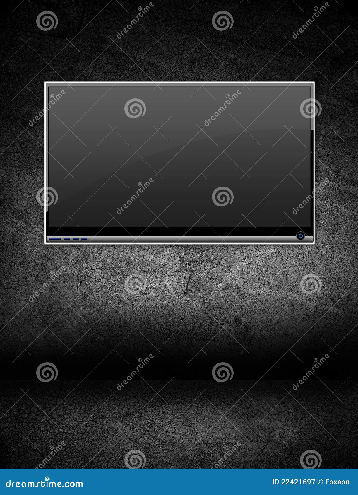 Flat Screen Television in a Dark Room Stock Image Image of movie