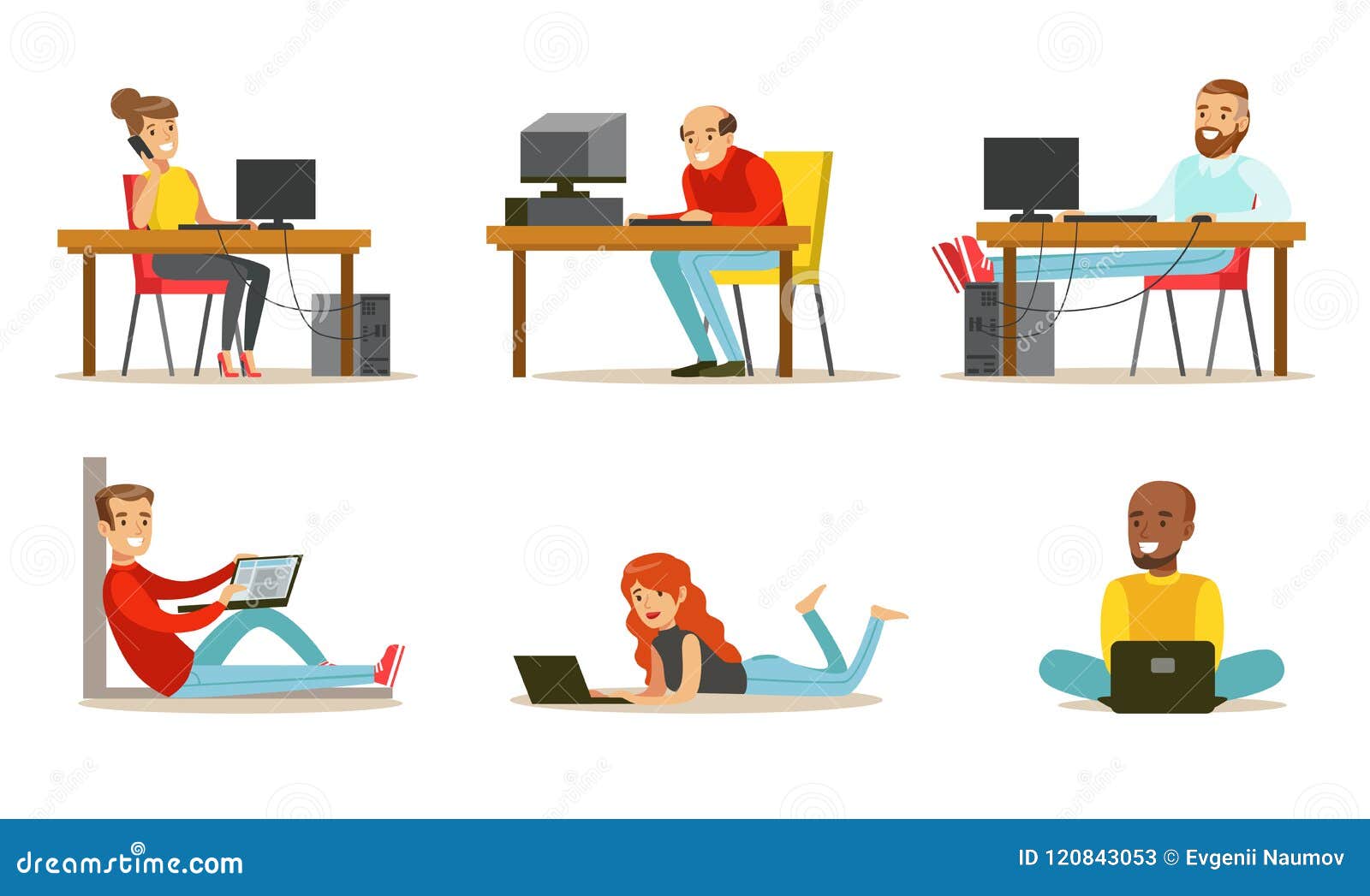 Friends Correspond Online, Chat, Share News And Impressions, Friendship.  Flat 2D Character. Concept For Web Design. Royalty Free SVG, Cliparts,  Vectors, and Stock Illustration. Image 134677293.