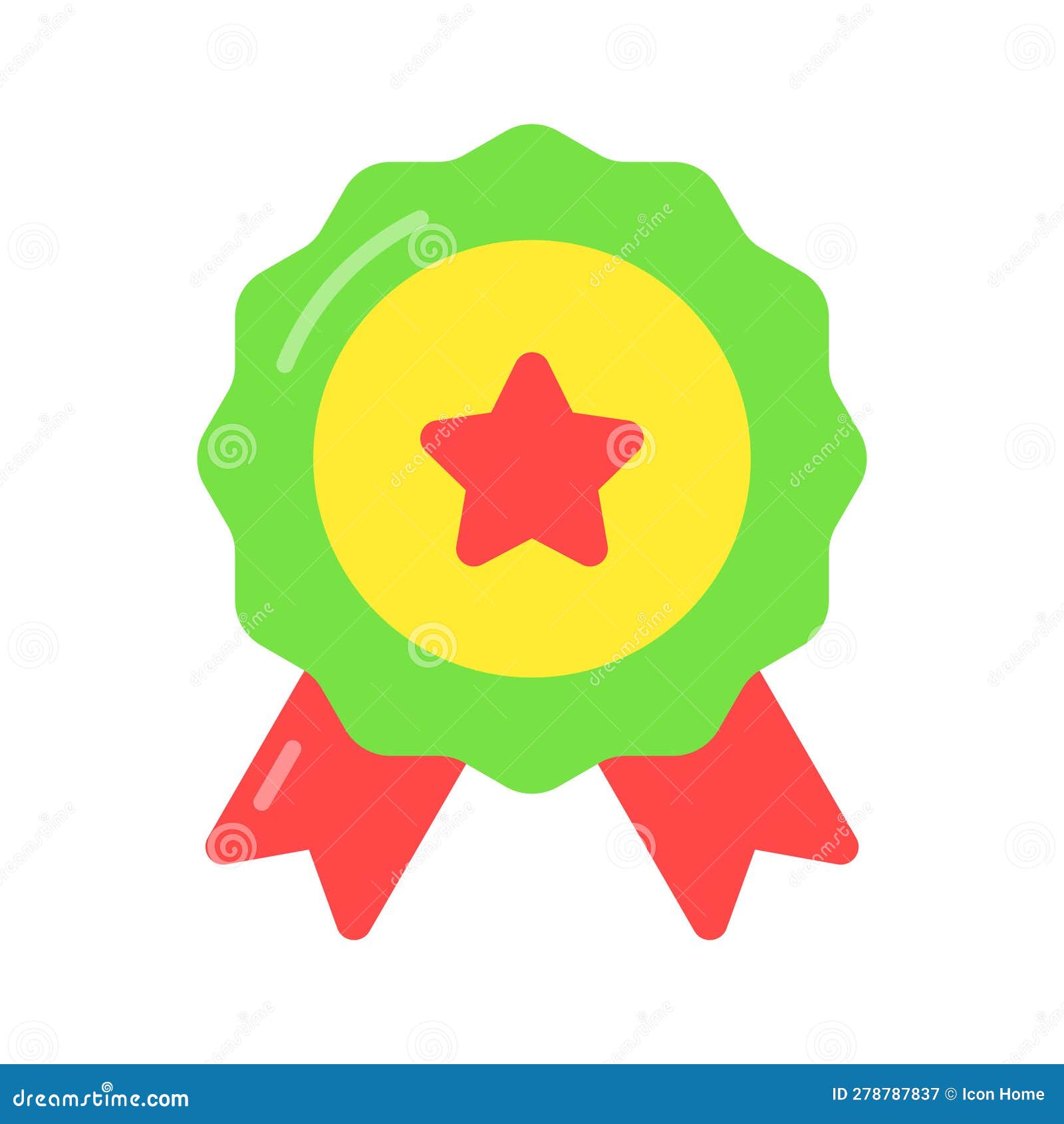 Flat Vector of Star Badge, Modern Icon of Quality Badge in Editable