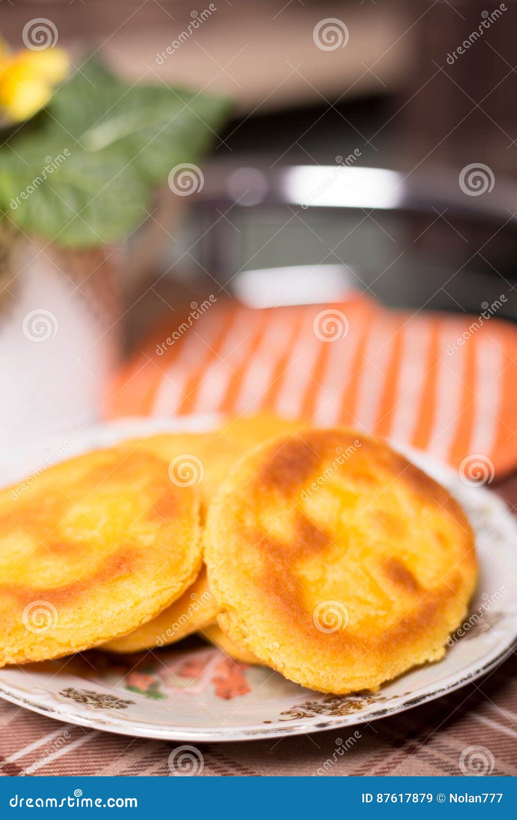 Flatbread Made of Corn Flour Stock Image Image of fresh, traditional
