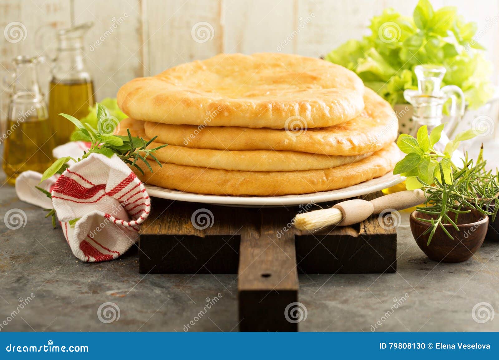 Flatbreads with Cheese Filling Stock Photo Image of fried, cuisine