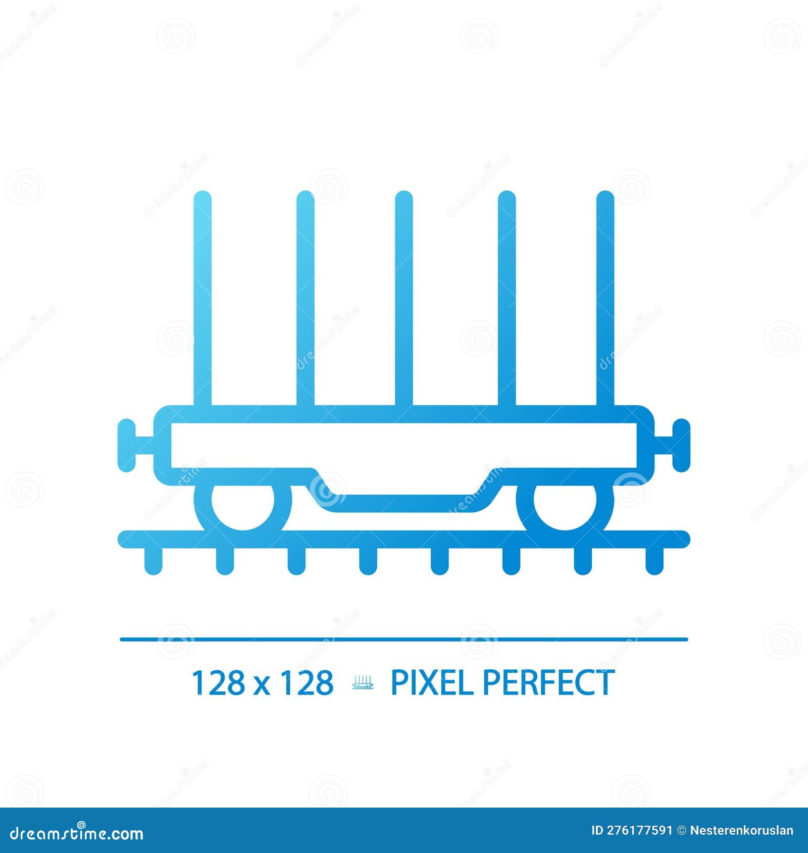 flatcar pixel perfect gradient linear  icon