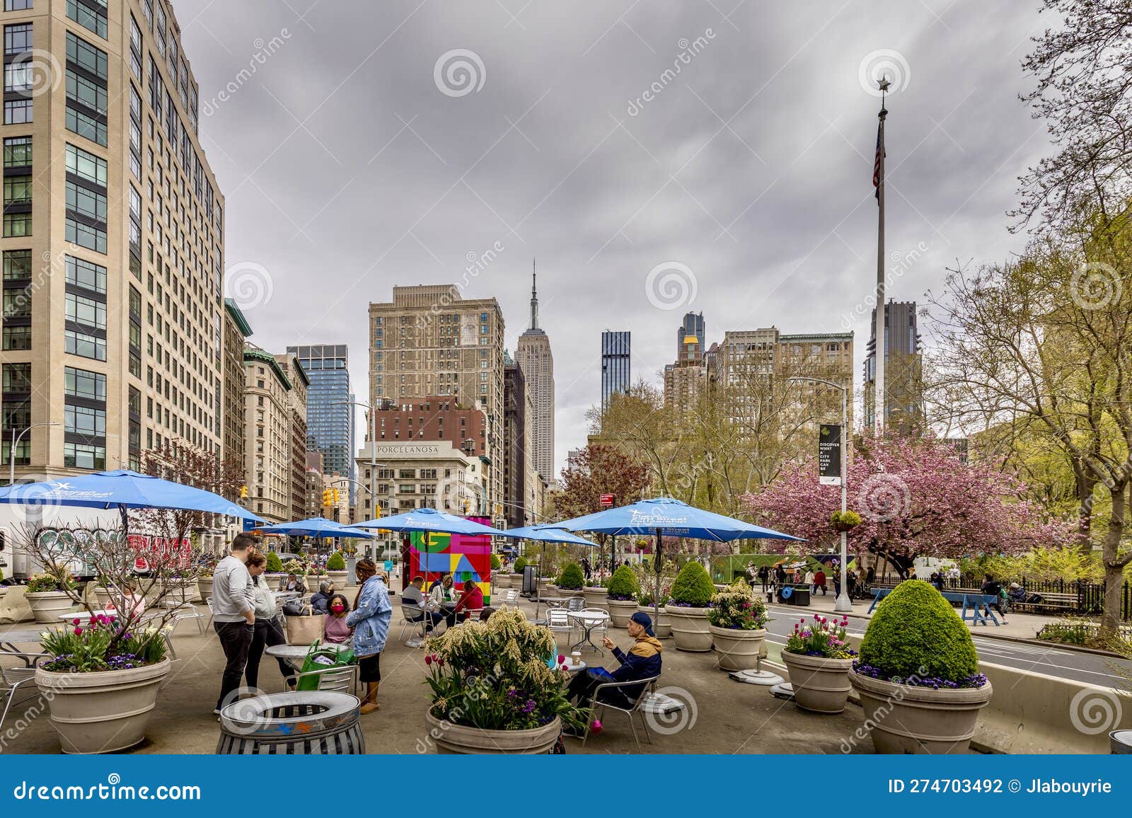 Flatiron District in New York City Editorial Photography Image of