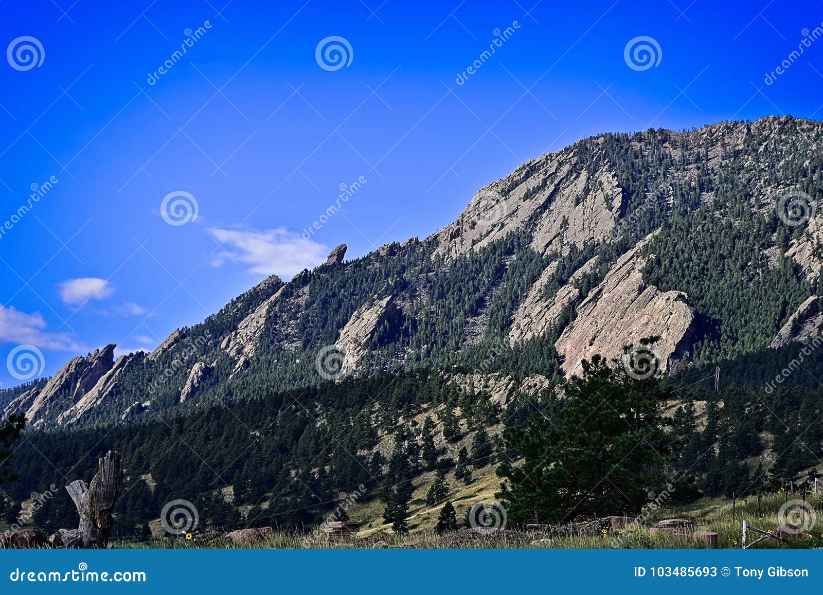 Devils Thumb in Boulder, stock image. Image of mountain 103485693