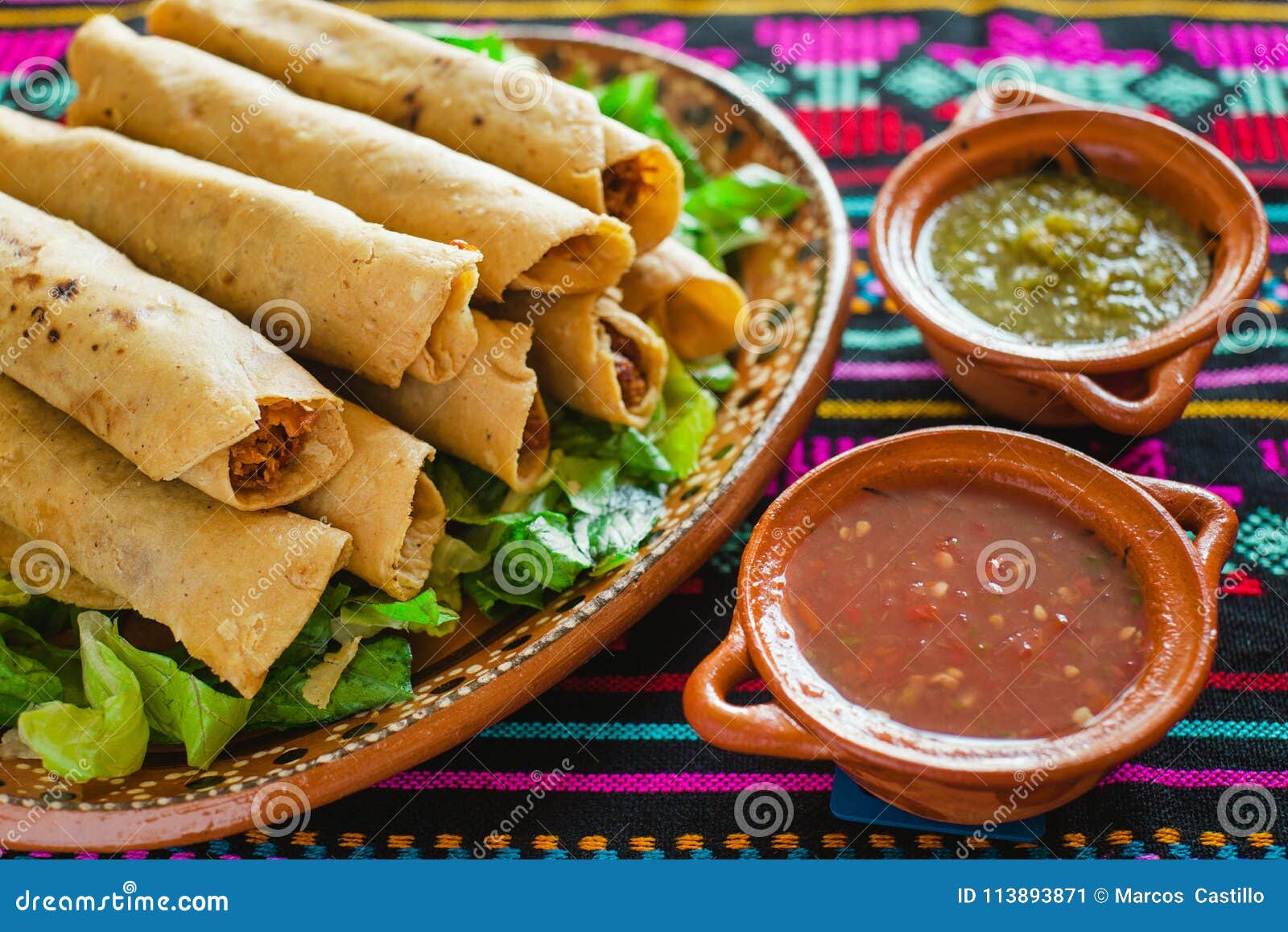 flautas de pollo tacos and salsa homemade food mexican mexico city