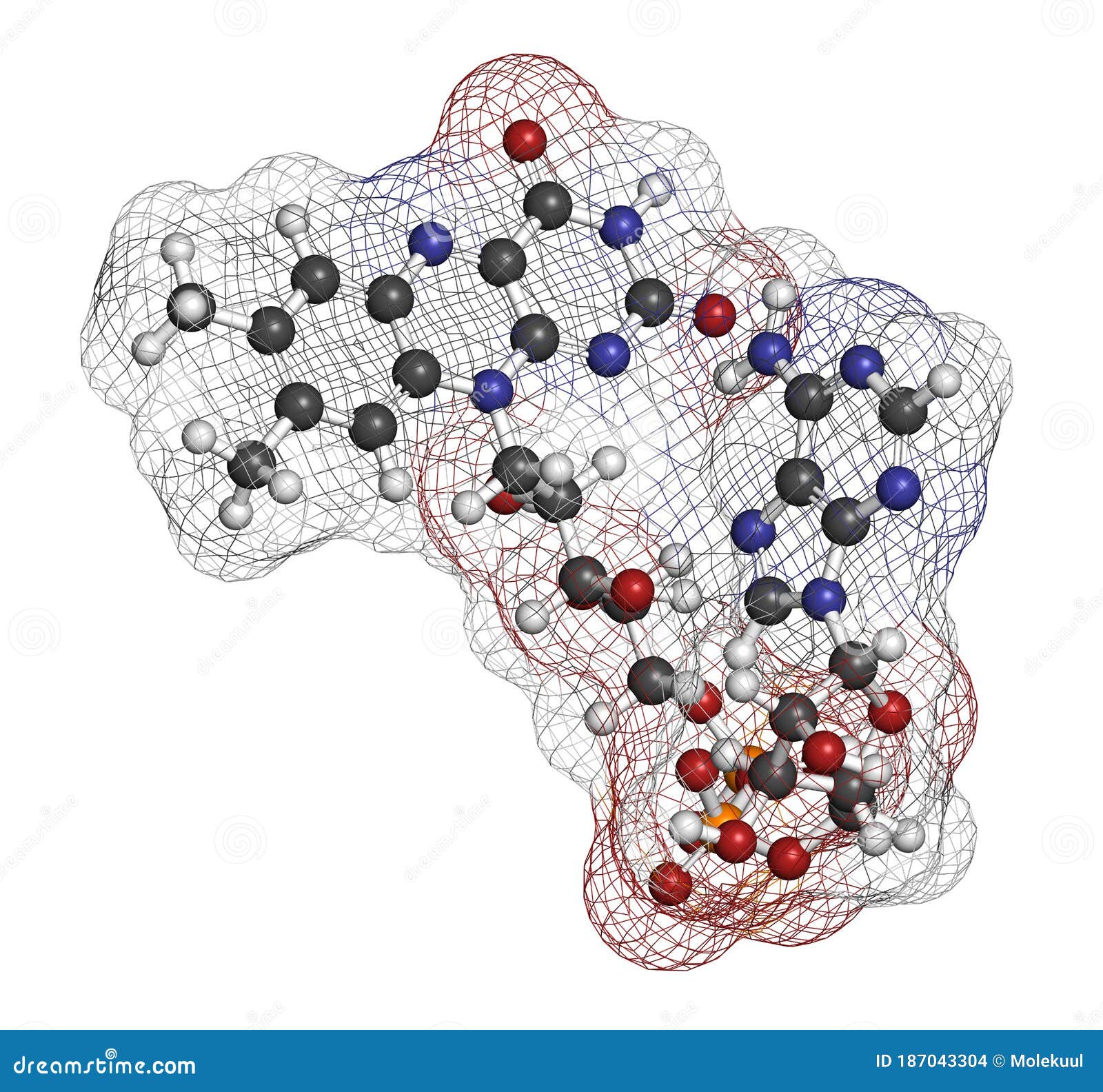 Adenine, Ade Molecule. It Is Purine Nucleobase, Fundamental Unit Of The ...