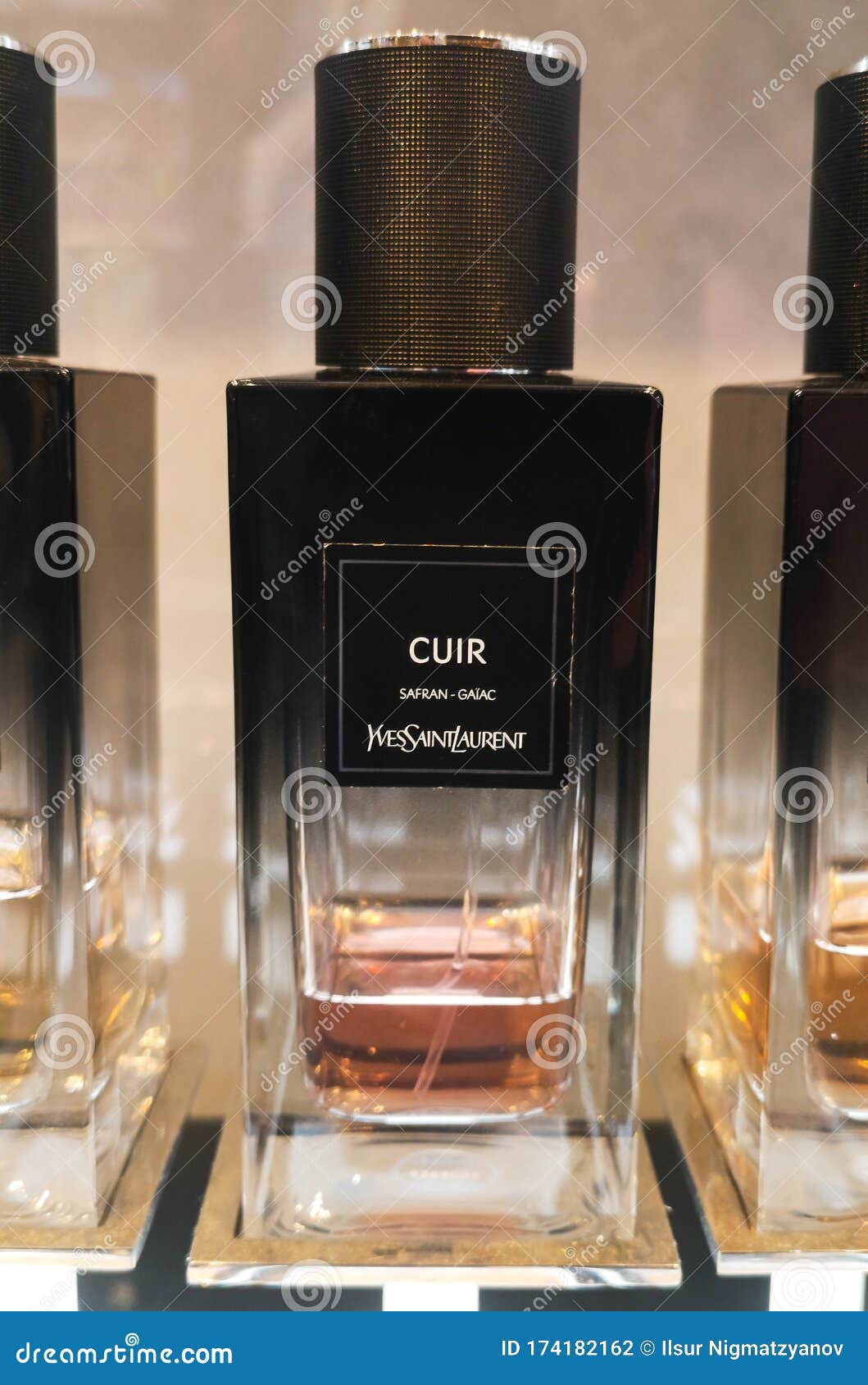 Flavor of Unisex Perfume for Men and Women Cuir Yves Saint Laurent Perfume  and Cosmetics Store February 10, 2020 in Russia, Kazan Editorial  Photography - Image of glamor, bouquet: 174182162