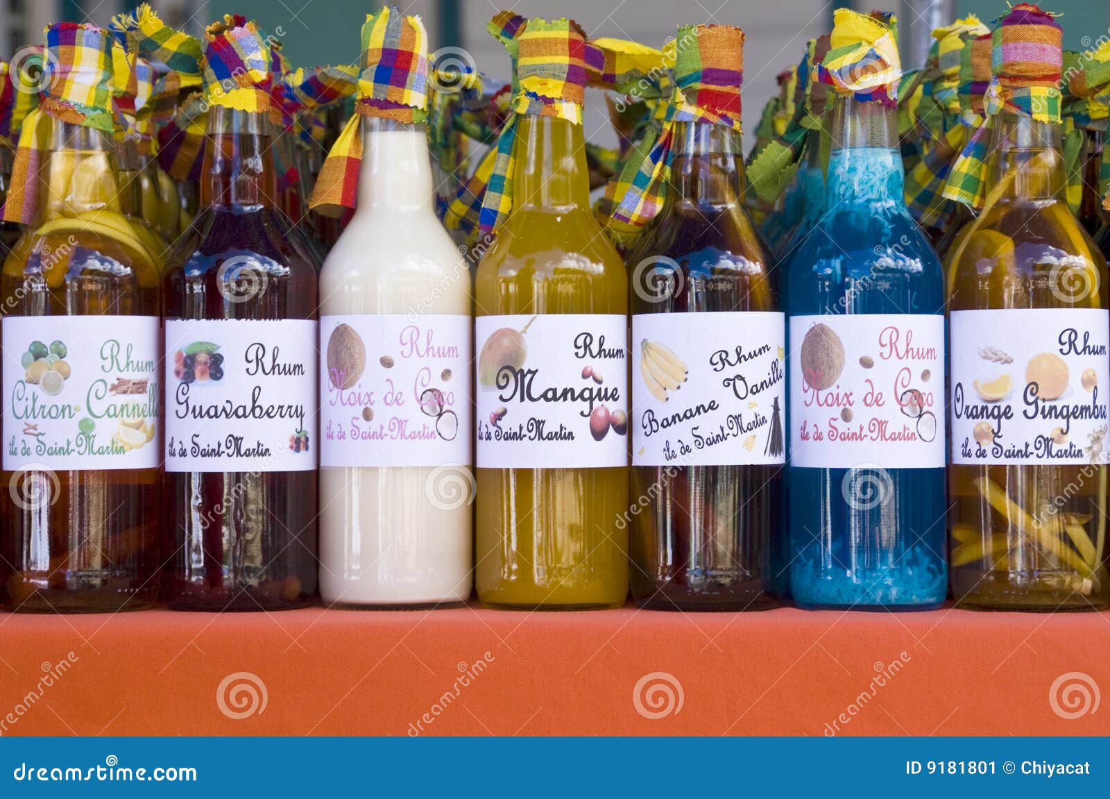 Flavored Rum stock image. Image of mixed, island, caribbean 9181801