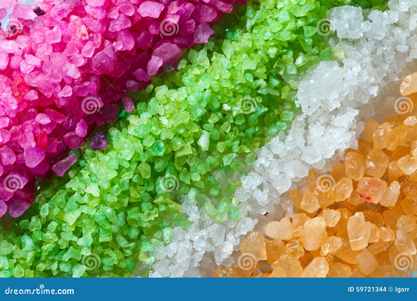 Flavoured sea salt stock photo. Image of green, aromatherapy 59721344