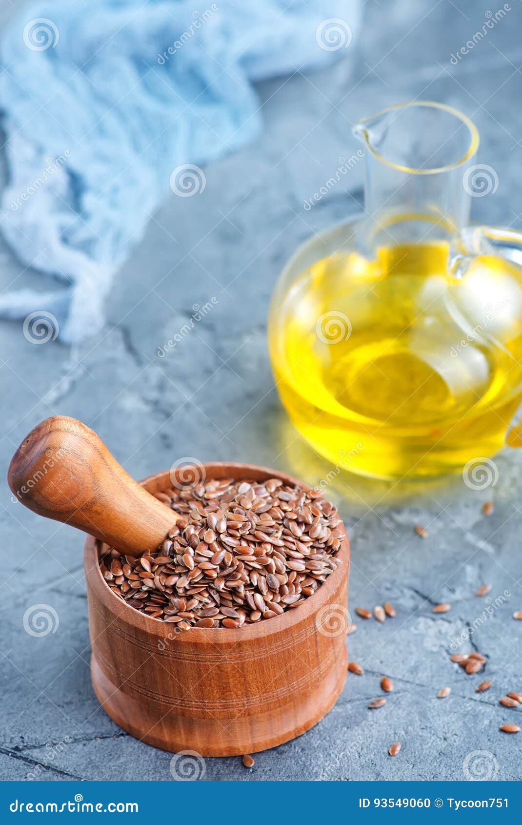 Flax seed and oil stock photo. Image of liquid, detail 93549060