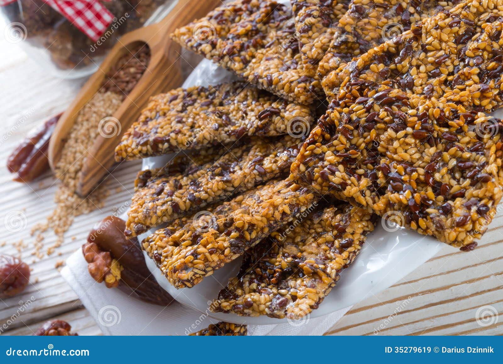 Flax Sesame seed candy stock image. Image of energy, oriental 35279619