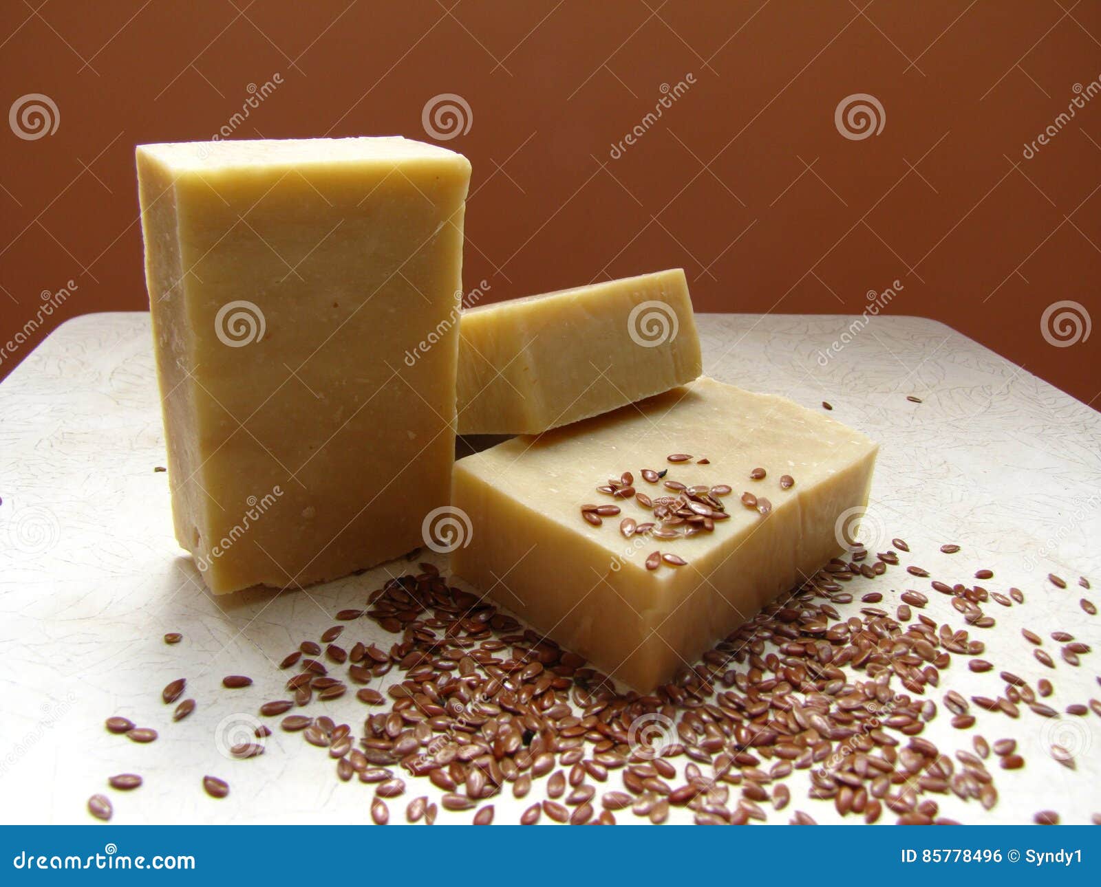 Flaxseed Linseed Natural Handmade Soap. Stock Photo Image of hygiene, product 85778496