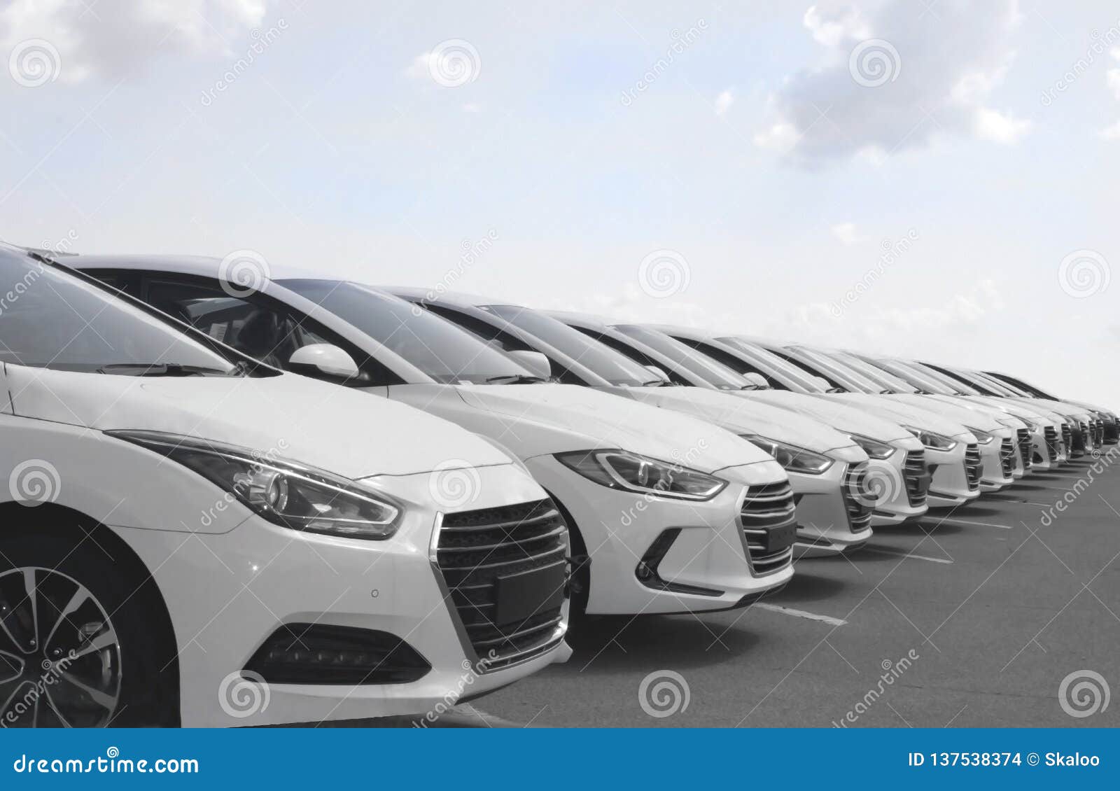 fleet of cars