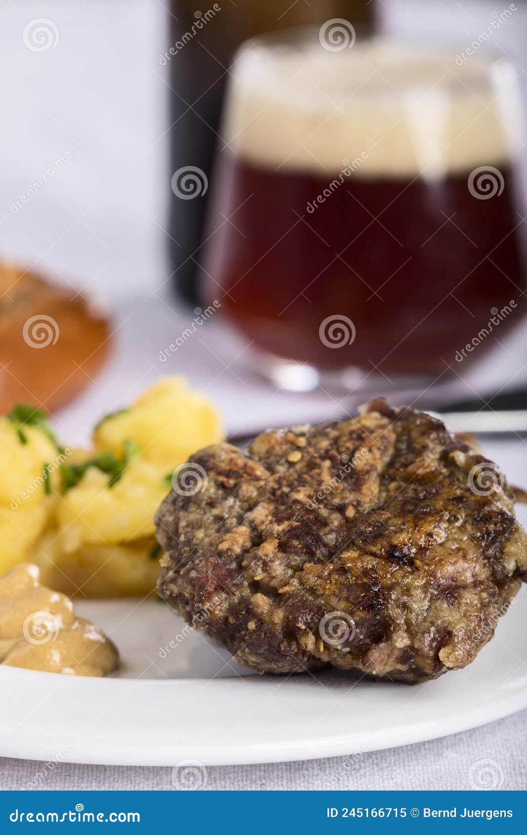 Fleischpflanzerl stock image. Image of barbecue, hamburger - 245166715