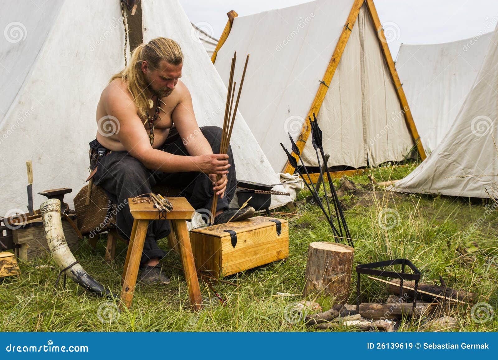 Fletcher Vikings Festiwal Editorial Stock Image Image of viking, middle 26139619