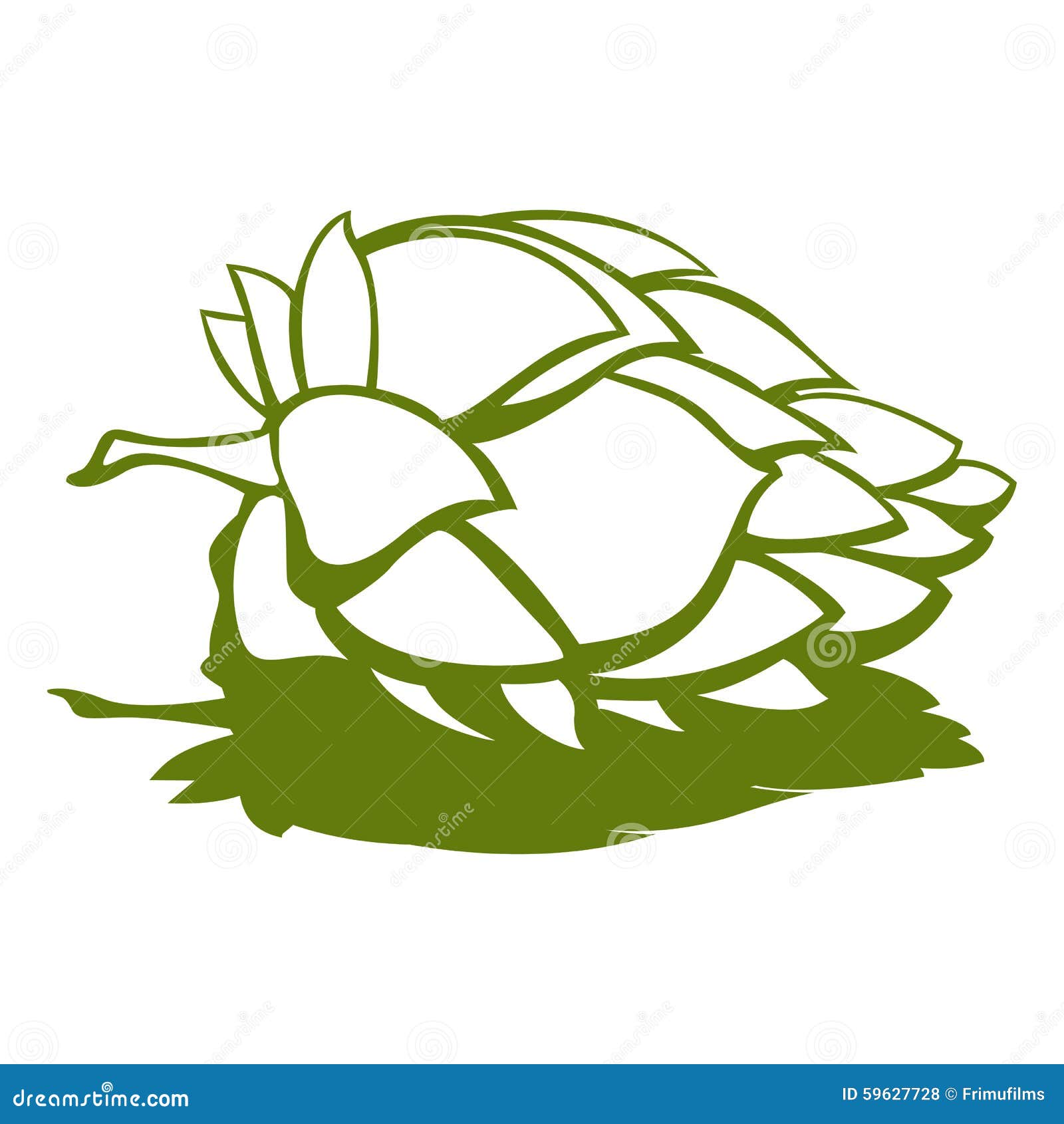 Fleur Dhoublon Illustration De Vecteur Illustration Du