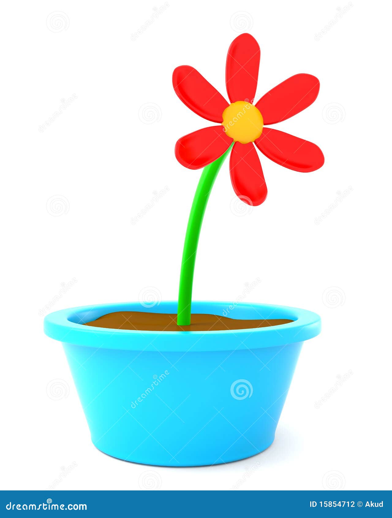 Fleur De Dessin Animé Illustration Stock Illustration Du