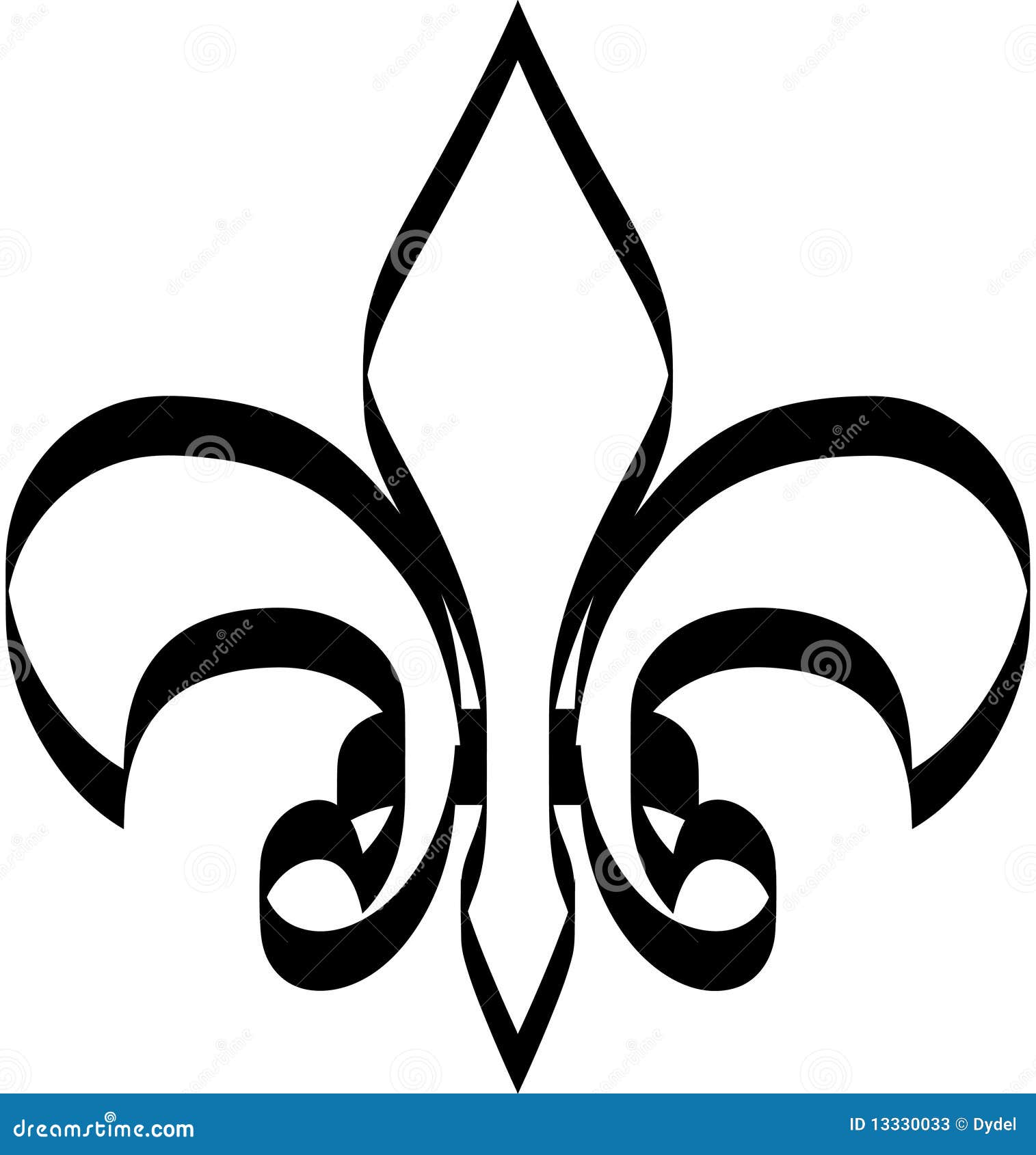 Fleur de lis stock illustration. Illustration of badge 13330033