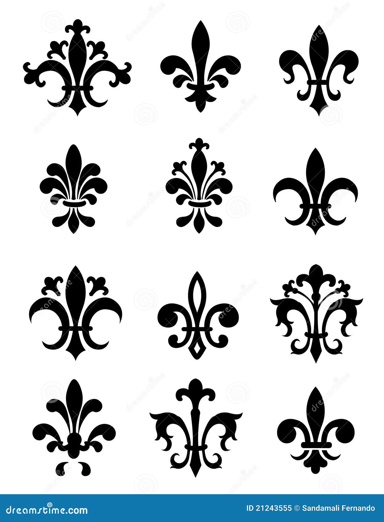 Fleur De Lis Royalty Free Stock Photo - Image: 21243555