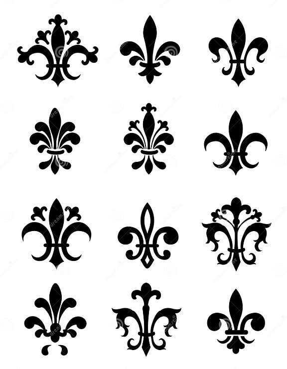 Fleur de Lis stock vector. Illustration of fleur, artdeco - 21243555