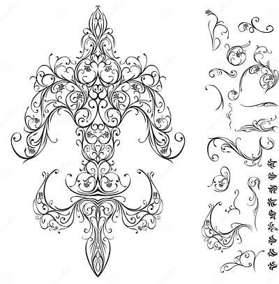 Fleur de lis stock vector. Illustration of detailed, french - 2893491