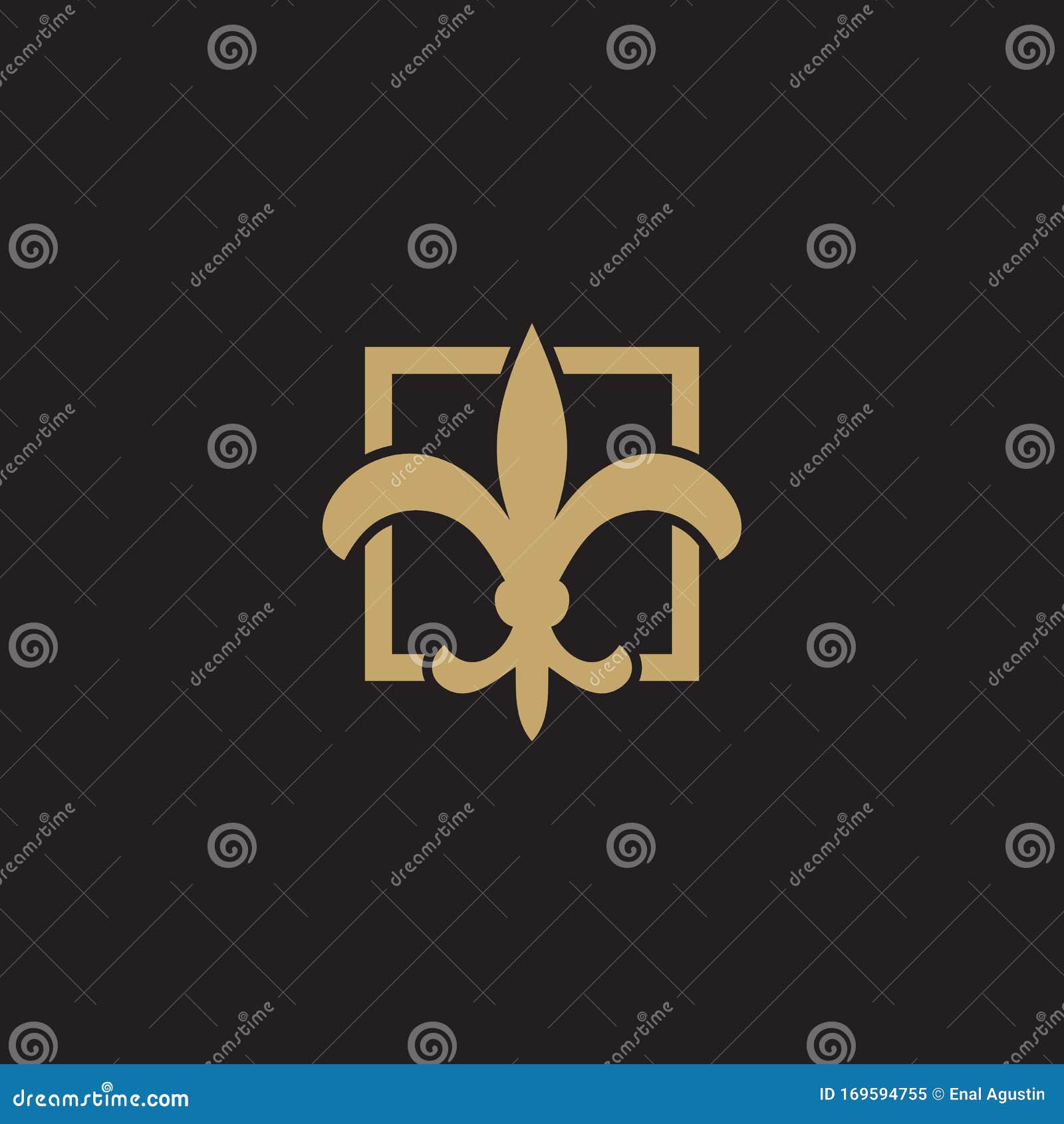 Fleur De Lis Logo Icon Design Vector Template Stock Vector ...