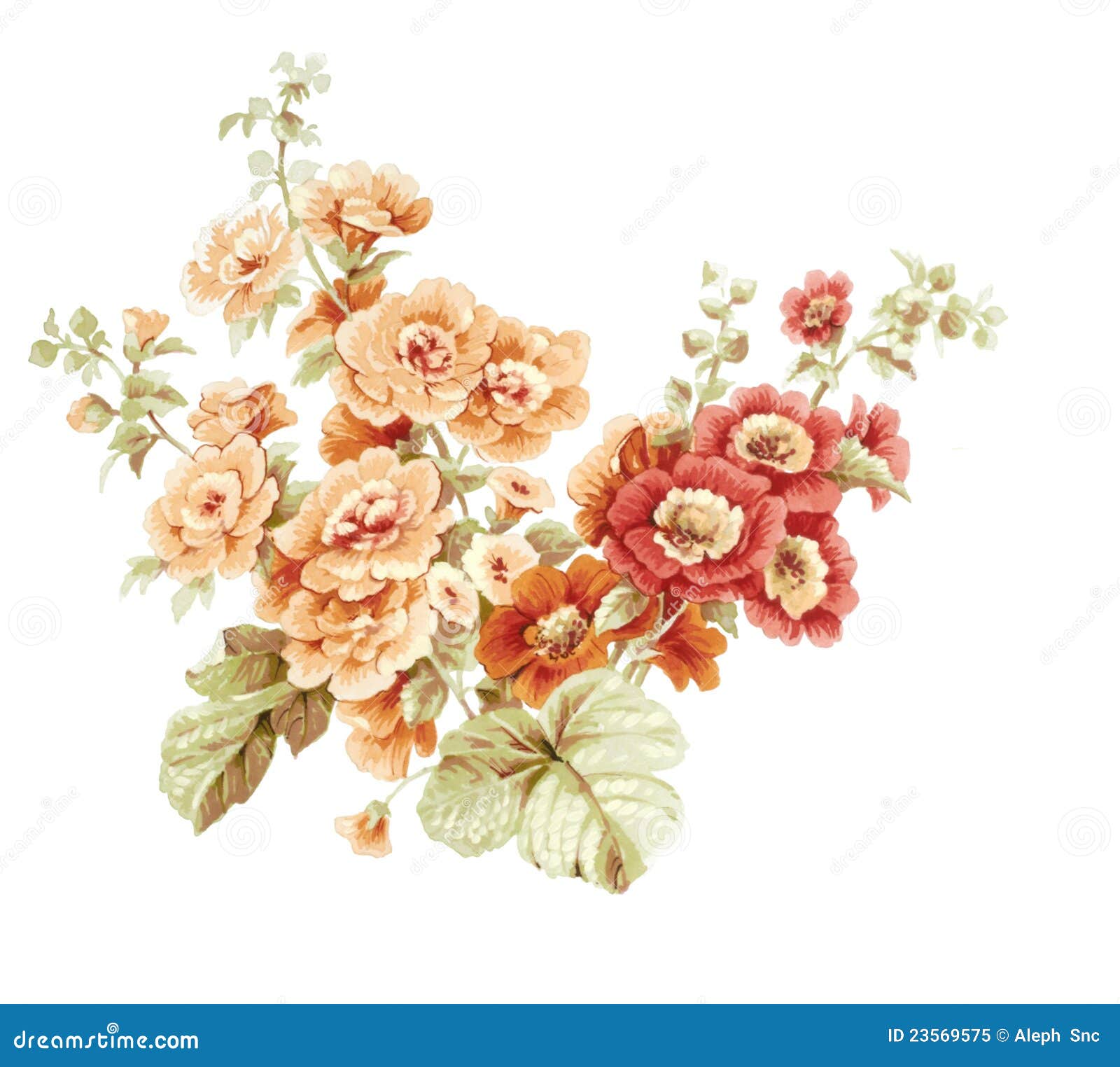 Fleurs illustration stock. Illustration du dessin, fleur - 23569575