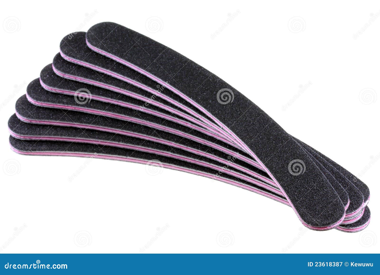 flexible emery board used in manicures and pedicur