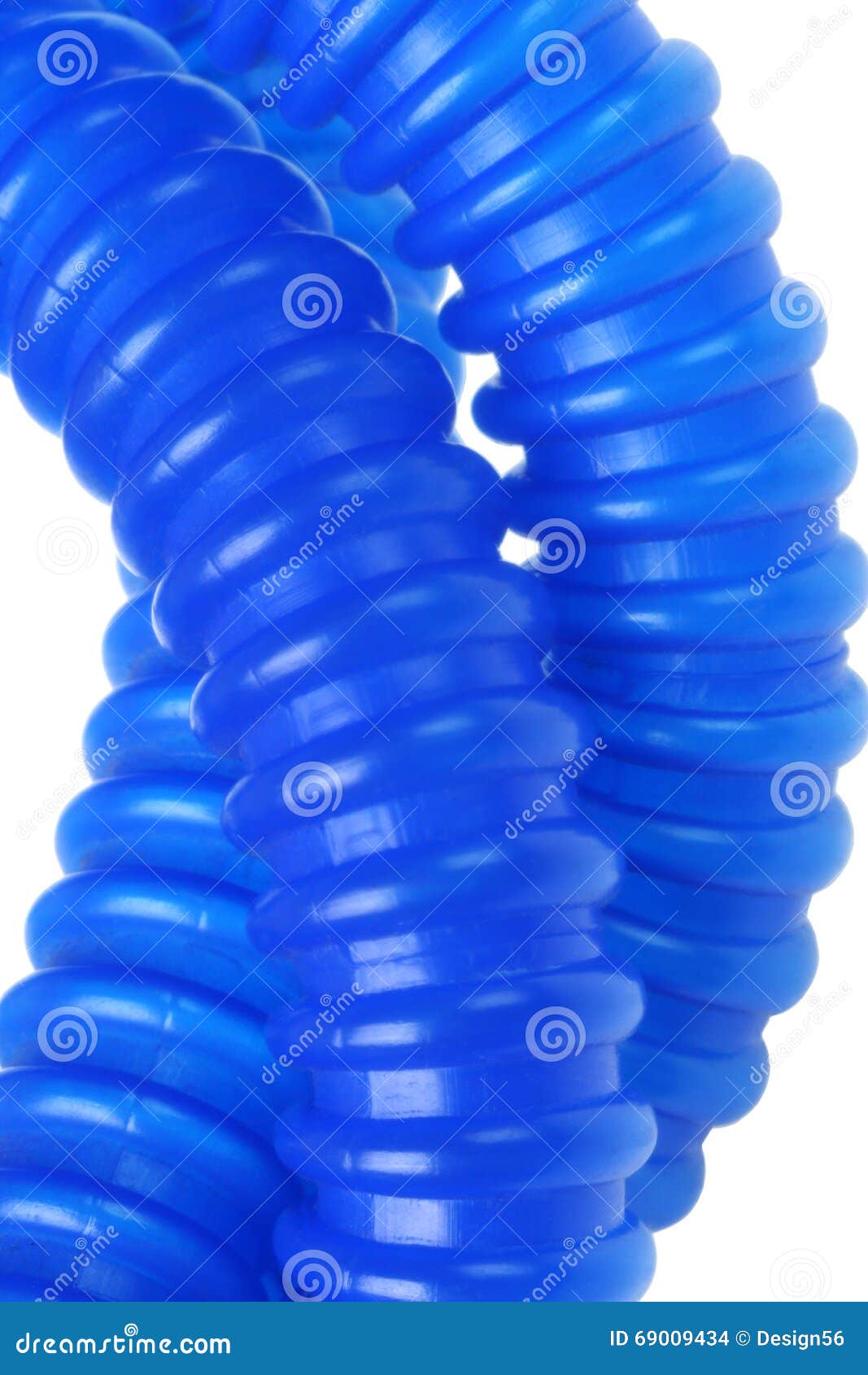 Flexible Plastic Tubing stock photo. Image of blue, object 69009434