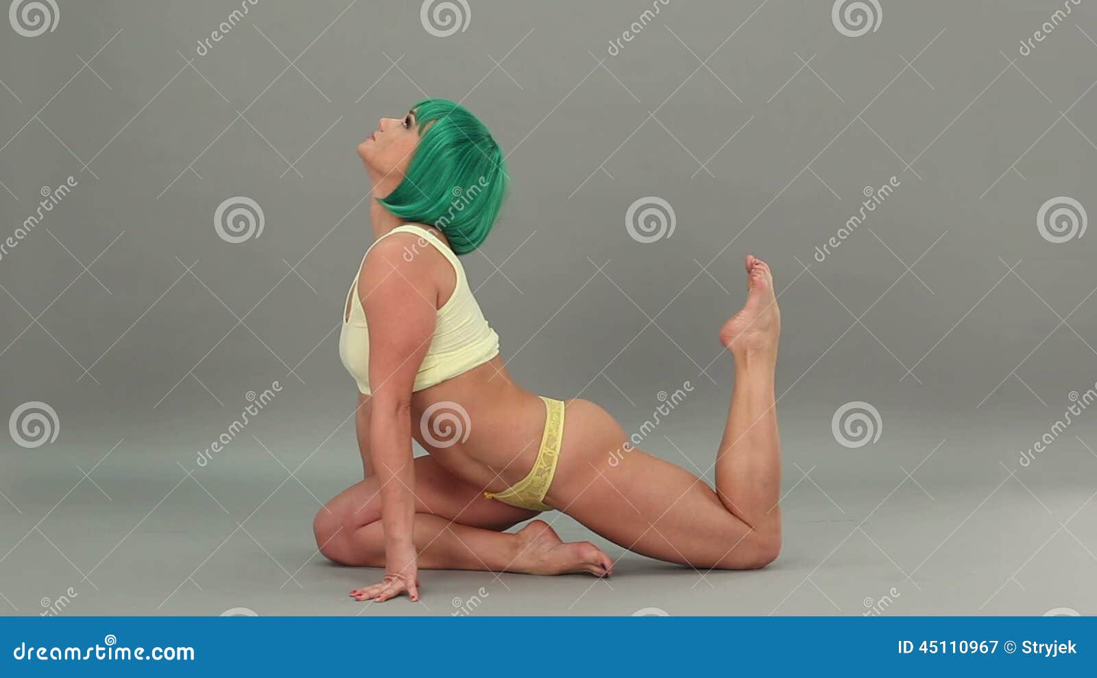 Flexable girl in panties Flexible Woman In Underwear Doing Split Stock Video Video Of Body Green 45110967