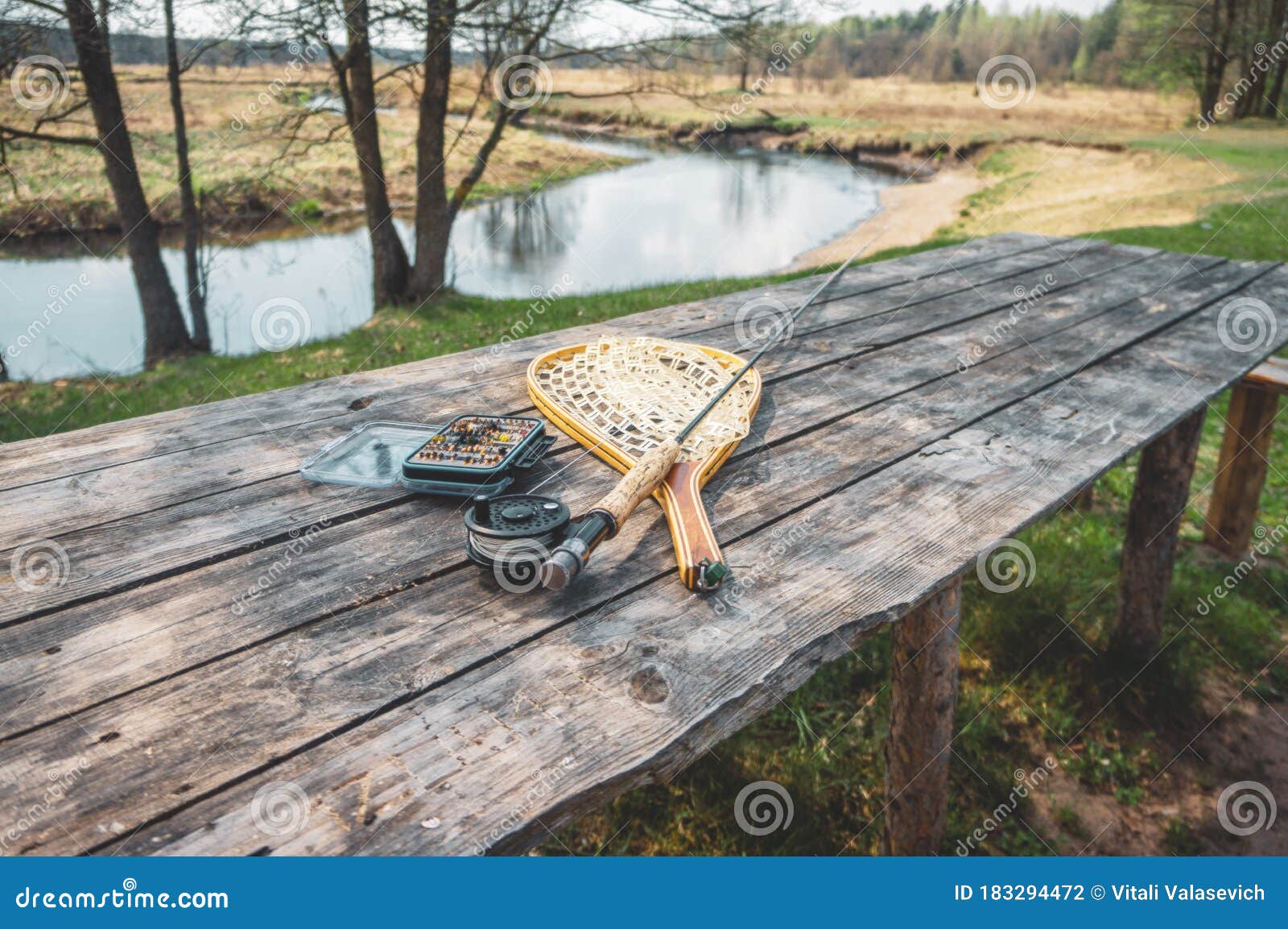Flies for Salmon Fishing. Fly Fishing Gear Stock Photo Image of hook