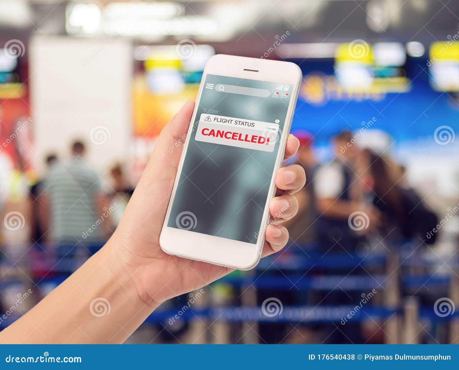 Phone by flight PBI MMH cancellation to from