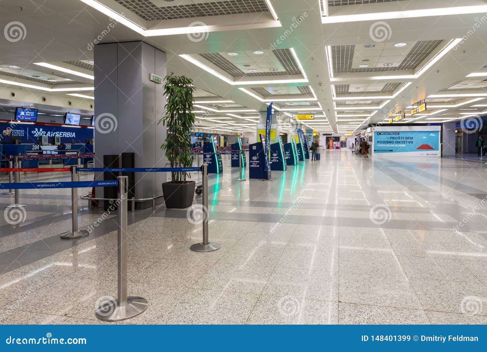 flight check lounge nikola tesla international airport near belgrade city serbia belgrade serbia may flight check image