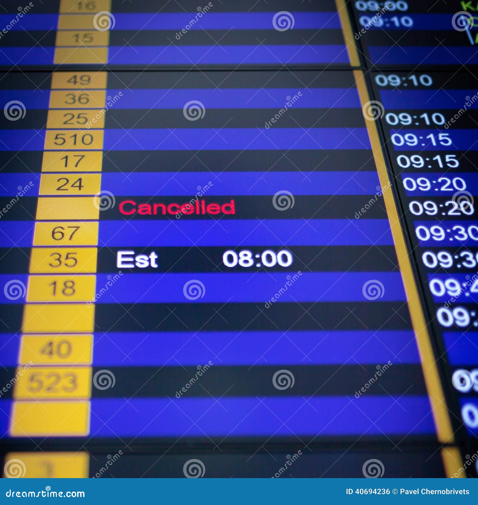 Flight Information Board in Airport. Stock Photo Image of journey