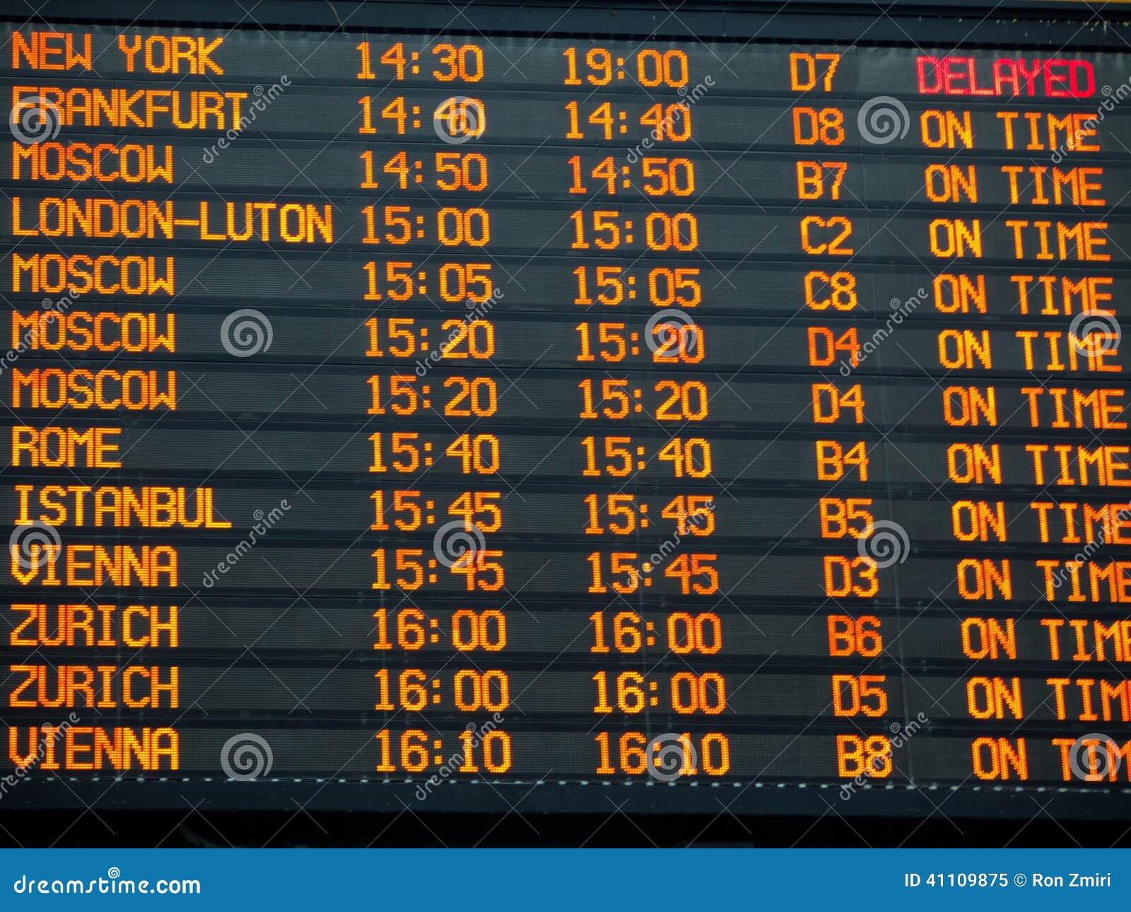 flight ontime info