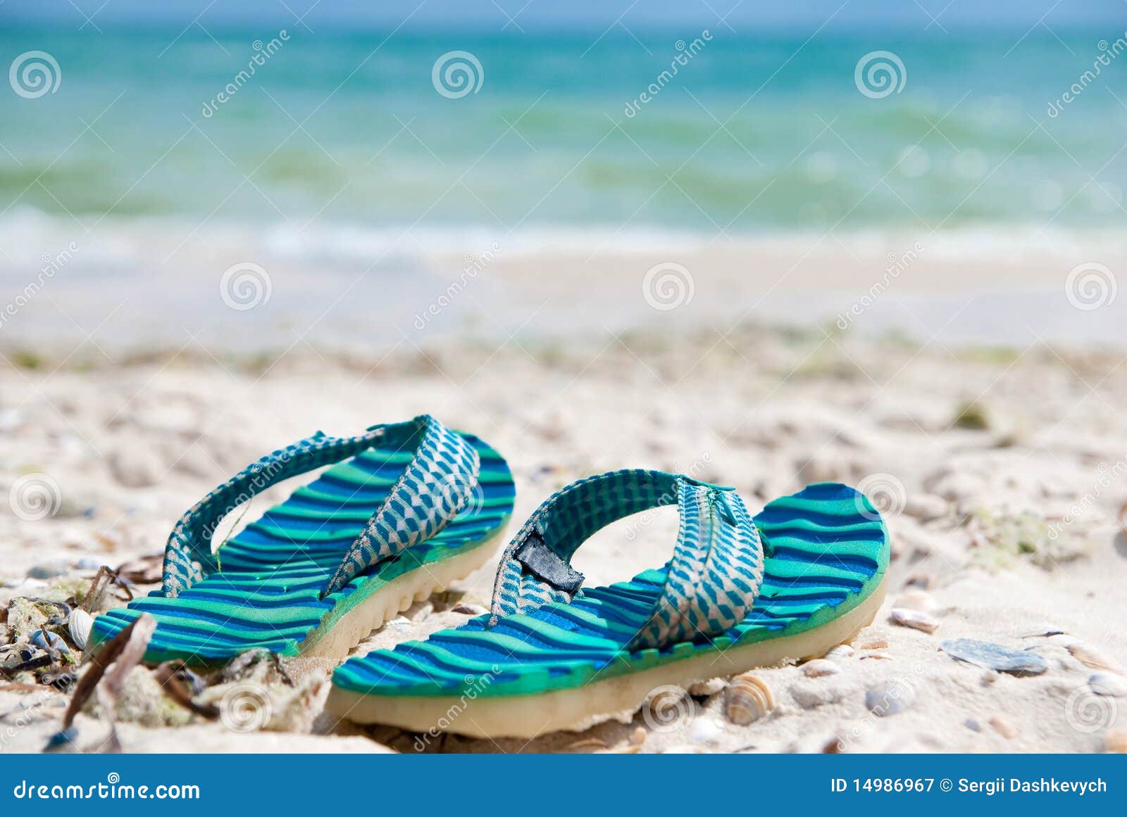 Flip-flop stock image. Image of relaxation, island, idyllic - 14986967