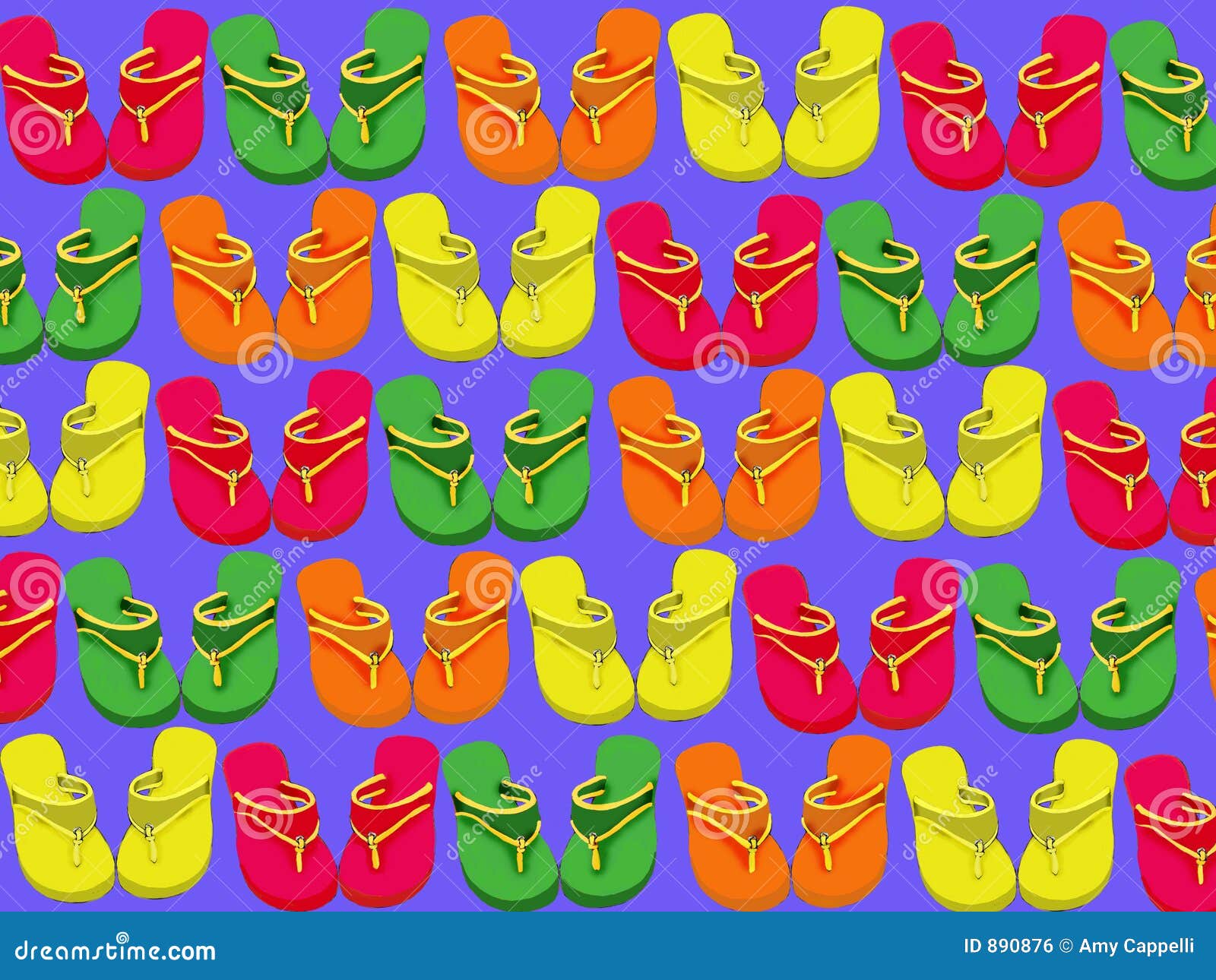 Flip Flop Background Royalty Free Stock Image - Image: 890876