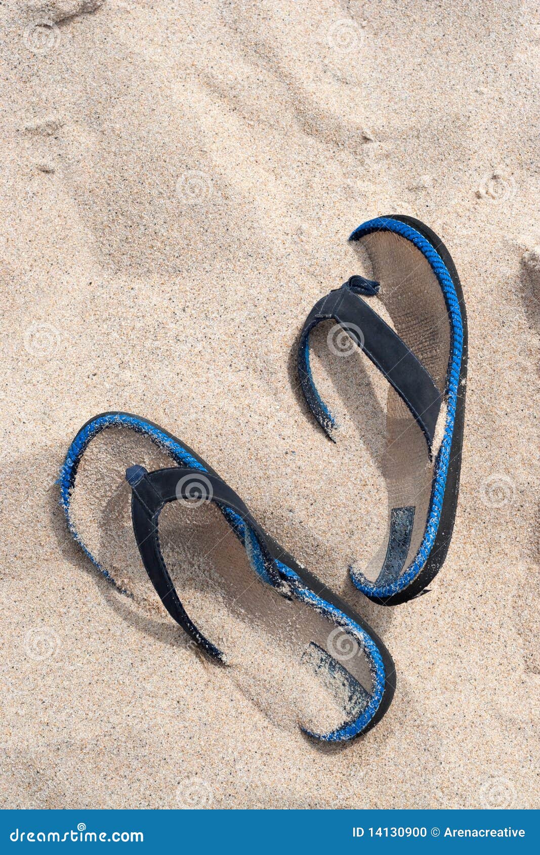 Flip Flop Beach Sandals stock photo. Image of relax, sandal - 14130900